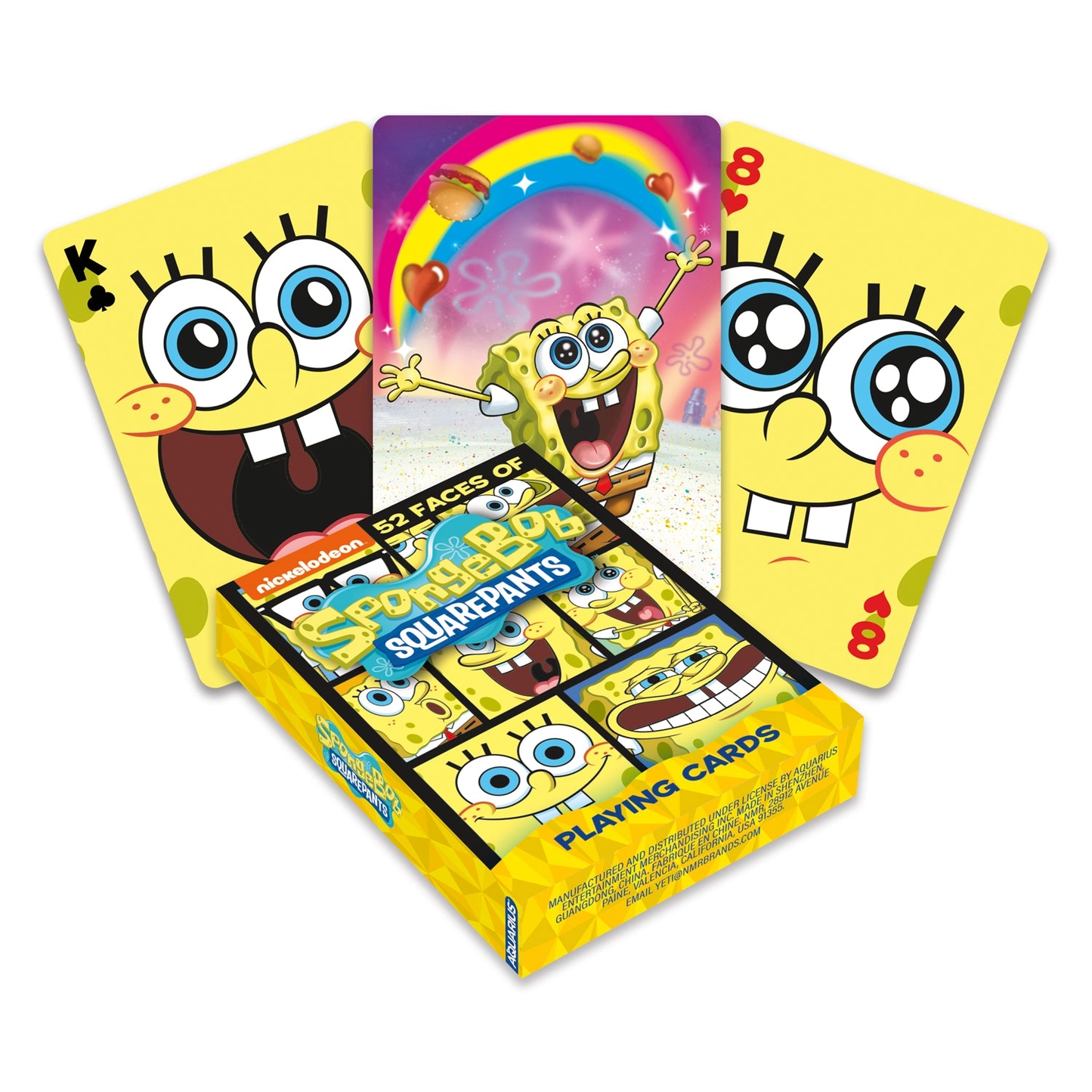 SpongeBob SquarePants Faces Playing Cards