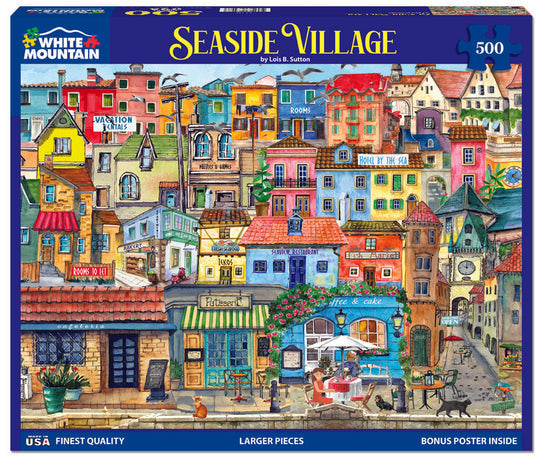 Seaside Village Puzzle - 500 Piece