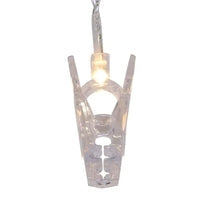 Battery Operated 10-Light Warm White LED Star Clip Light Set