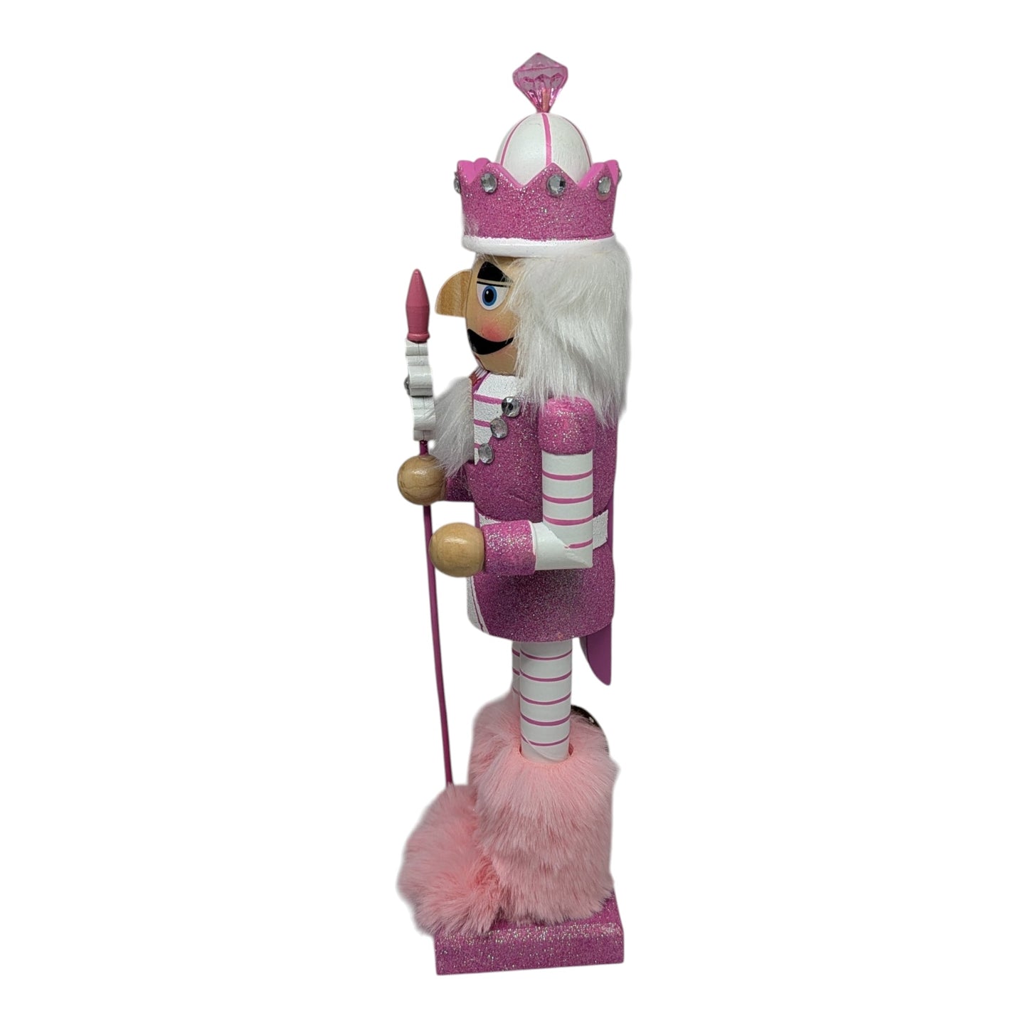 Pink Snowflake Nutcracker