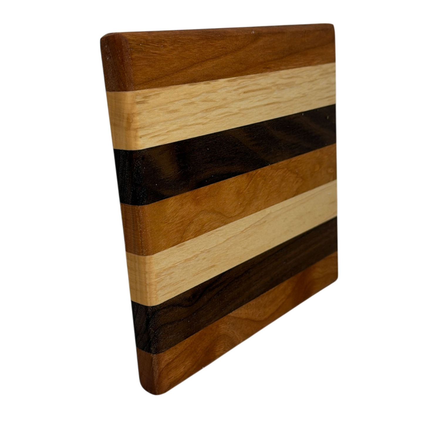 Vermont Artisan Tri Color Routed Square Cutting Board