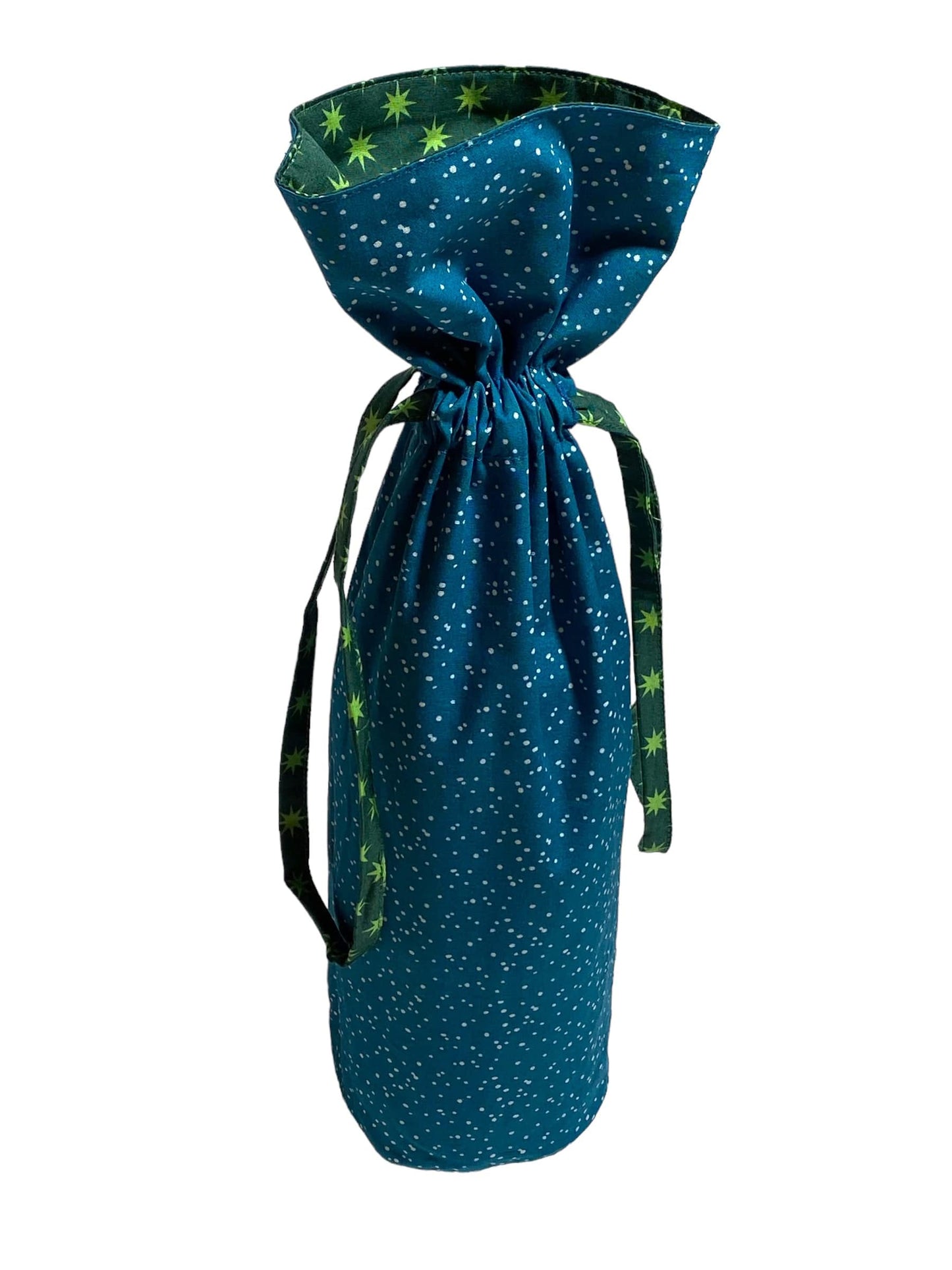 Reversible Large Reusable Fabric Wine Gift Bag