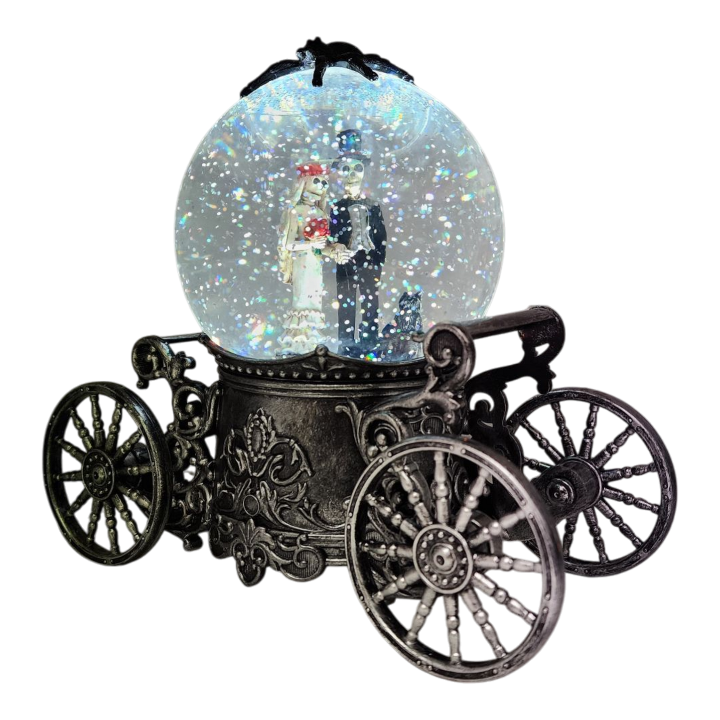 Spectral Love Carriage Lighted WaterGlobe