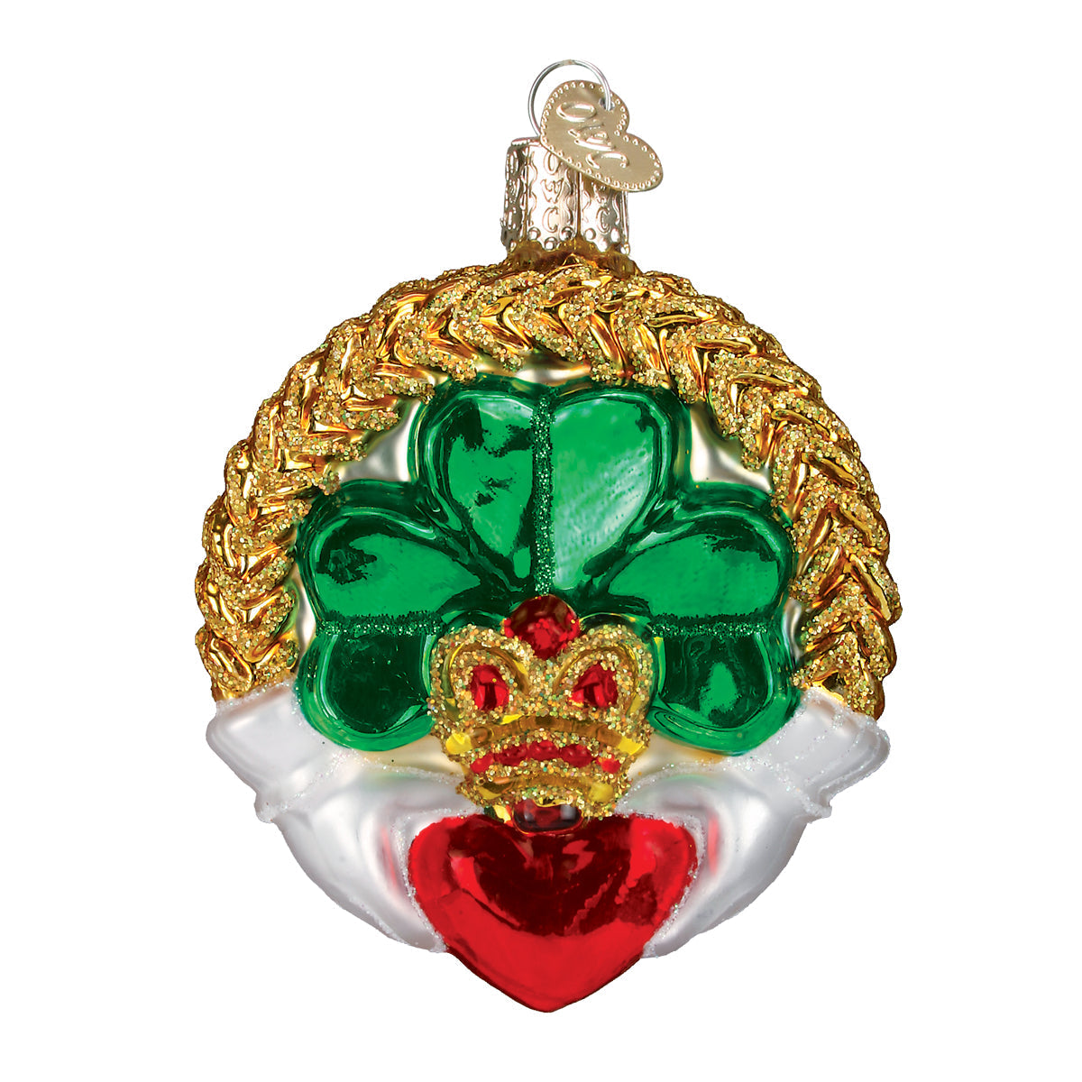 Claddagh Glass Ornament