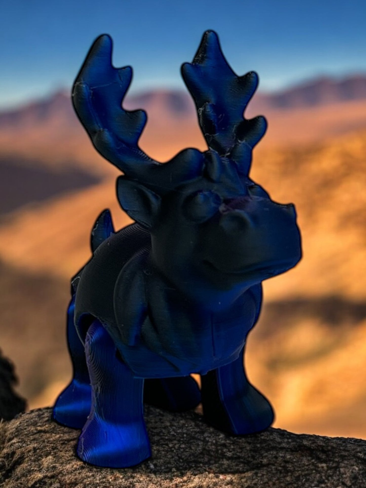 Bruce The Moose - Purple / Blue Color