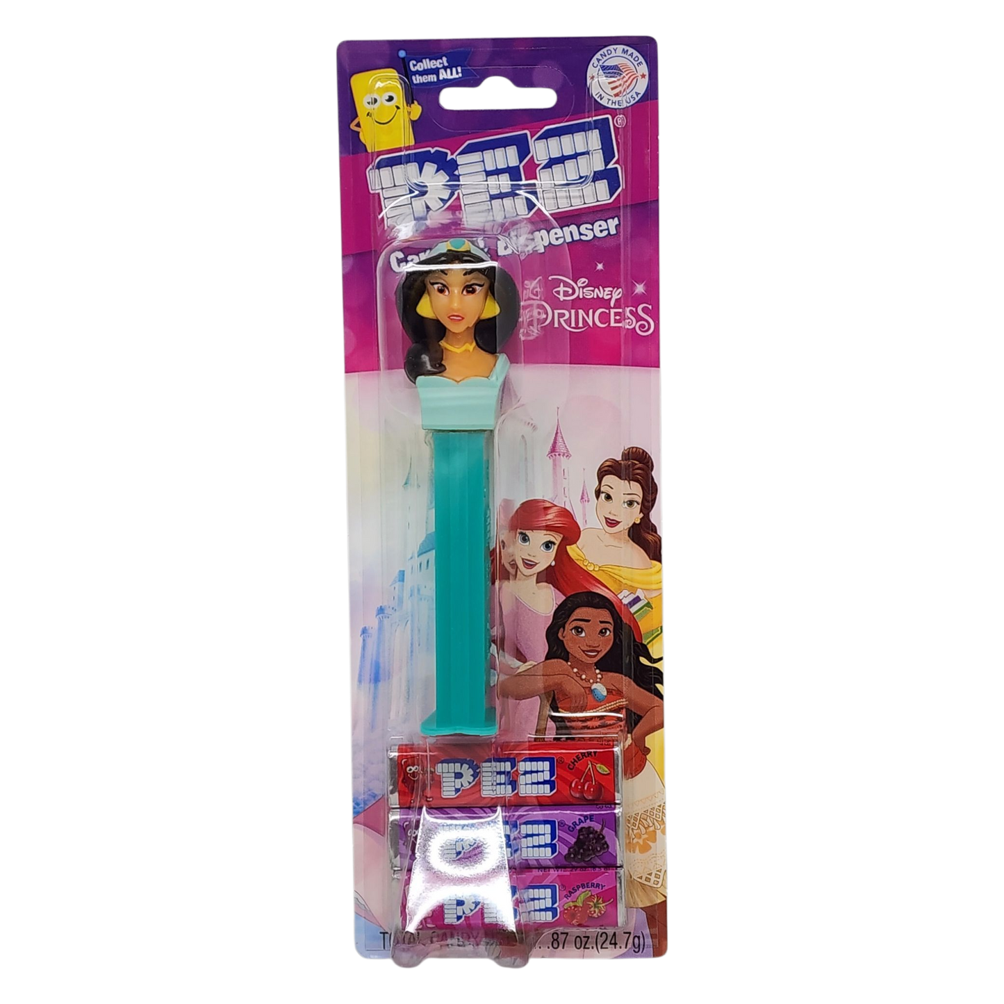 Pez 'Disney Princess' Dispenser with 3 Candy rolls - Jasmine