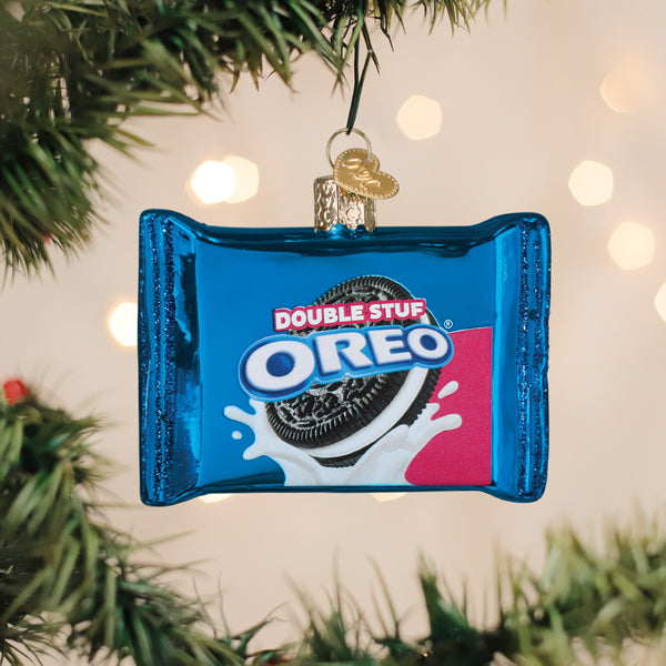 Oreo Double Stuf Cookie Glass Ornament