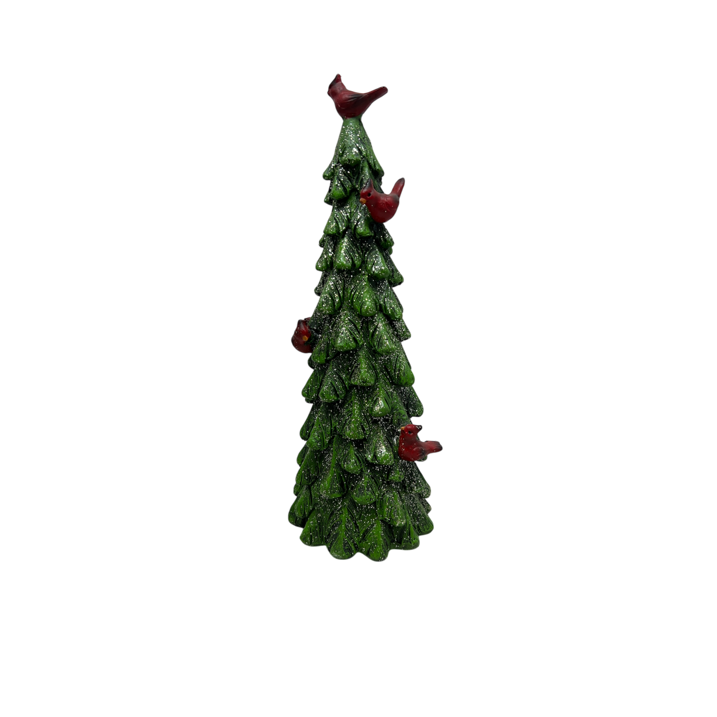 Glitter Cardinal Tree Medium