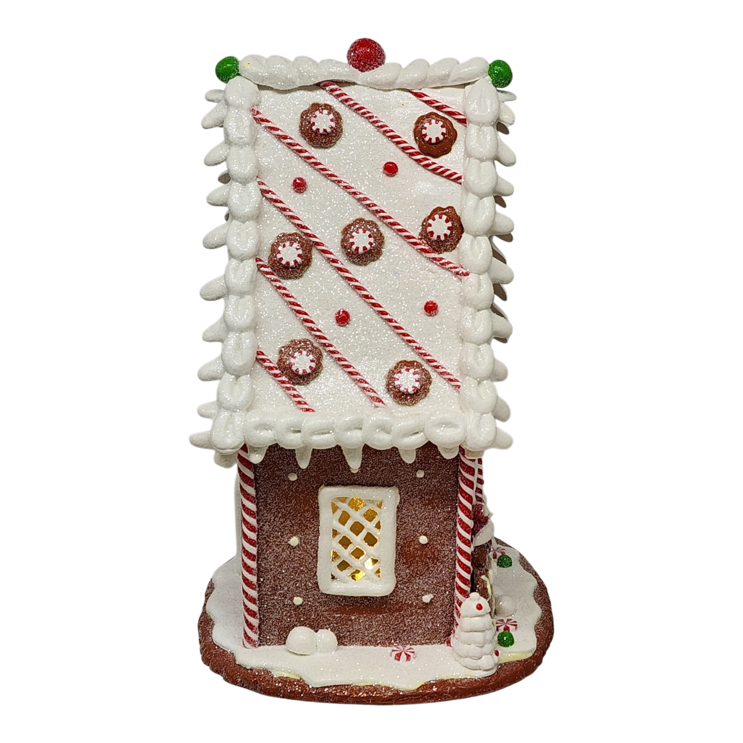 Whimsical Lighted Gingerbread Cottage