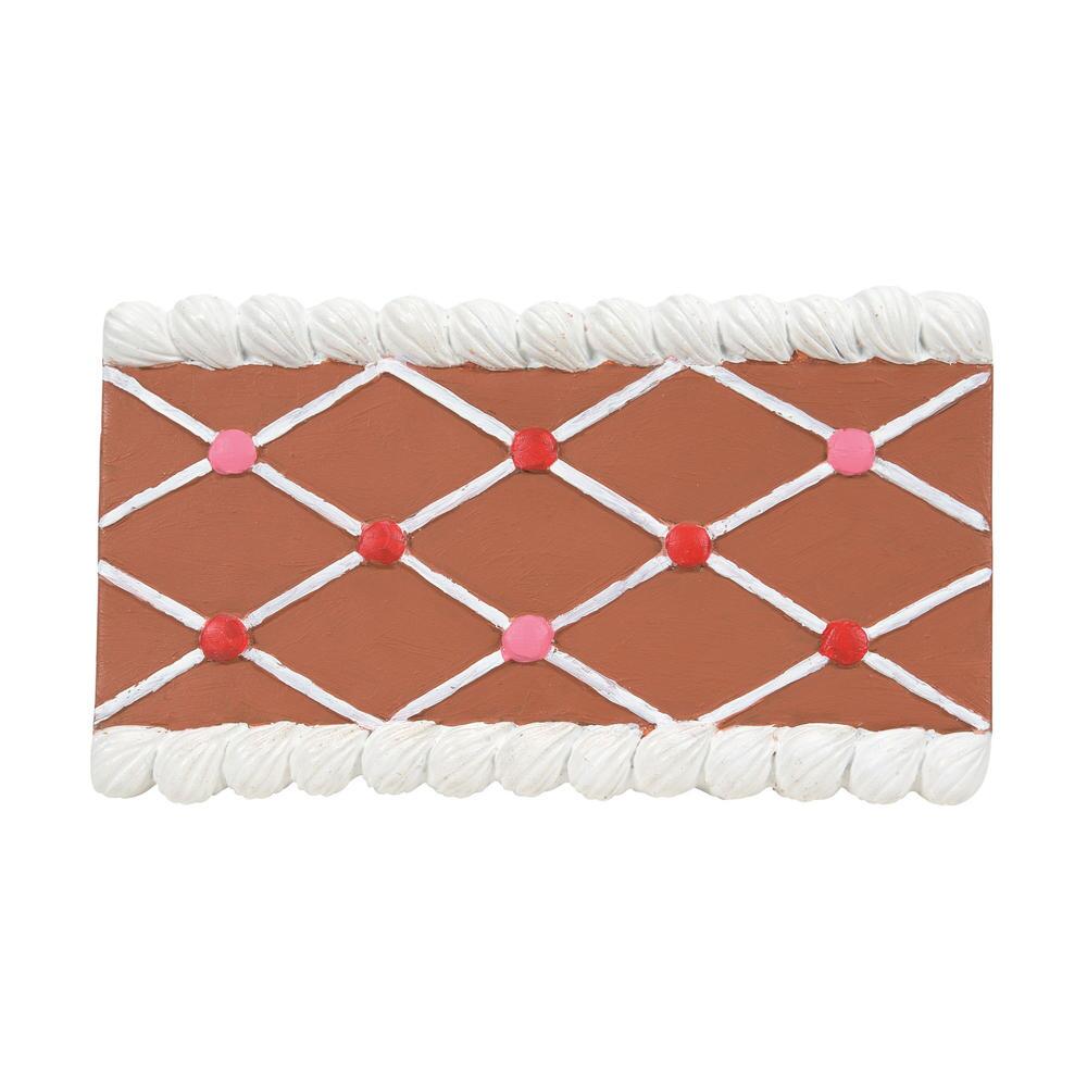 Village Gingerbread Road - Straight - Set of 2