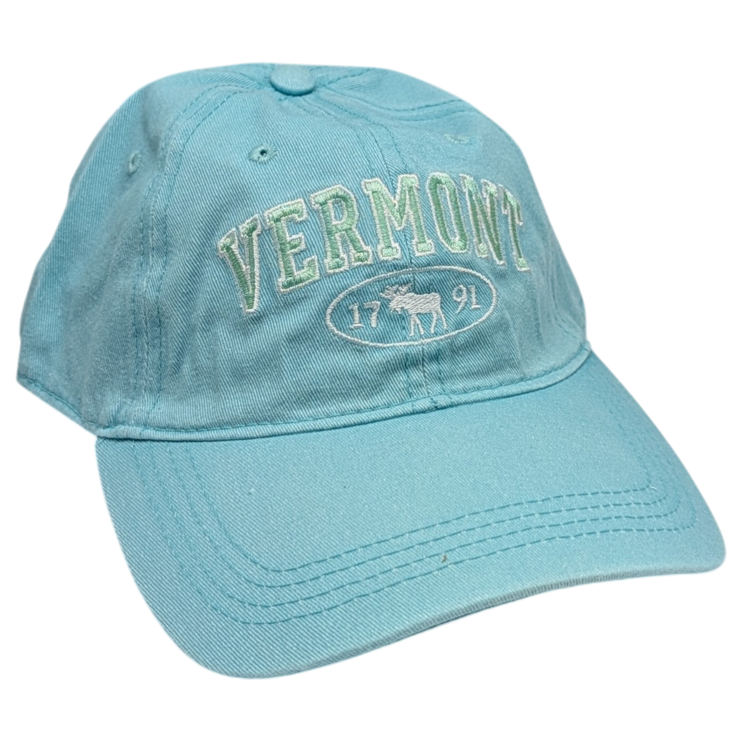 Dyed Cap Vermont 1791 Moose - Aqua
