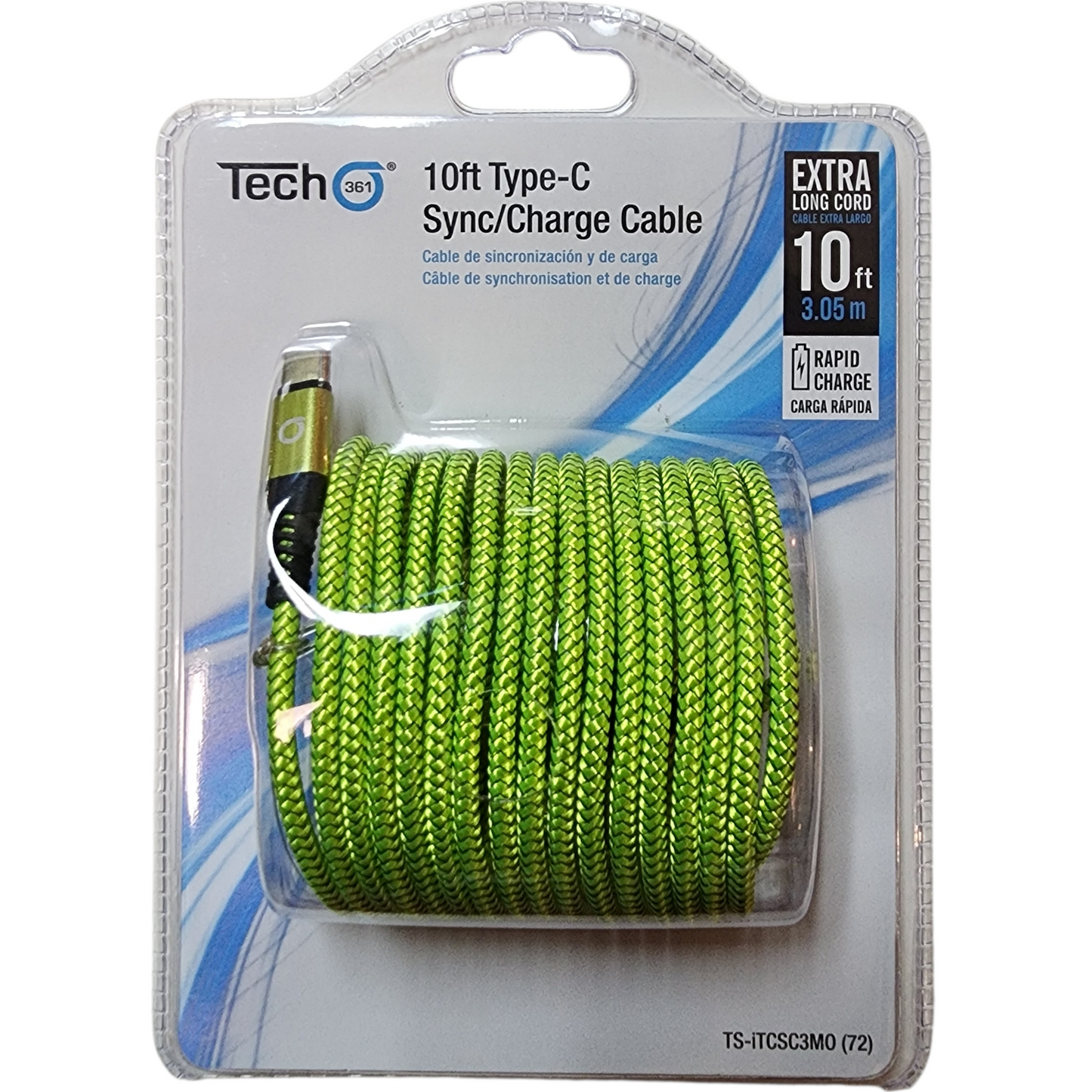Type-C 10 Foot Sync/Charge Cable -