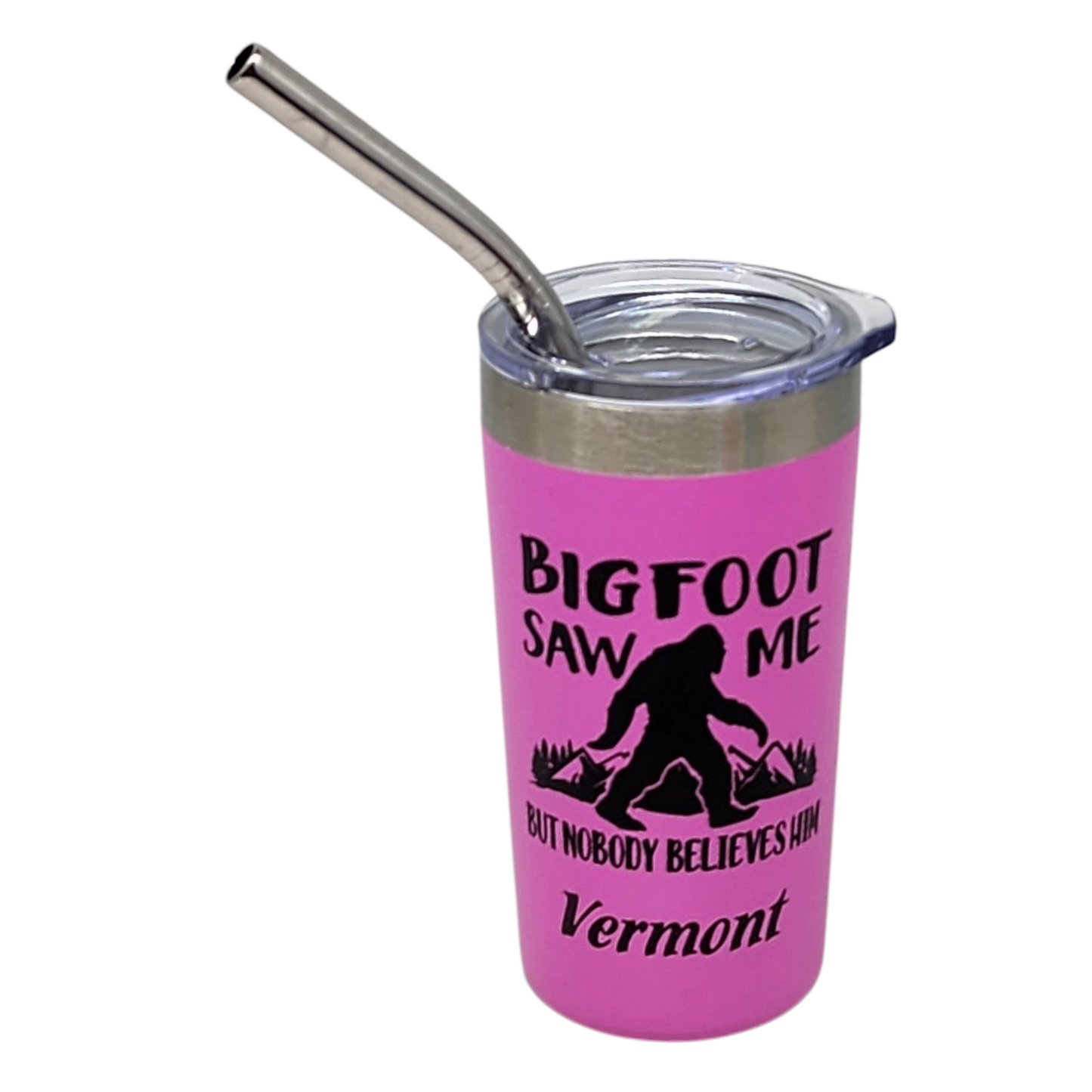 Vermont Bigfoot Stainless Steel 2oz Shooter - Pink