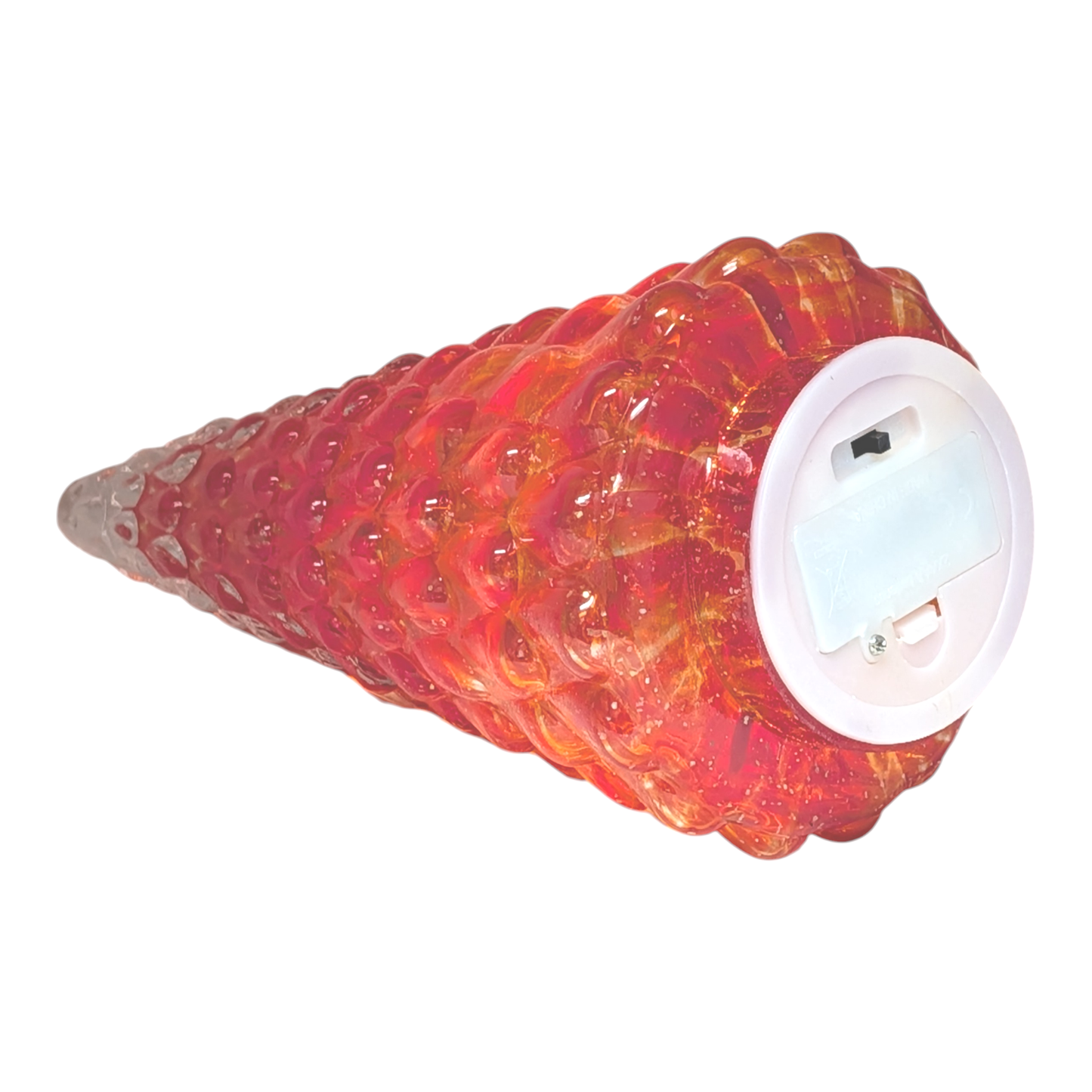 Lighted Handblown Glass Tree - 9.5 Inch