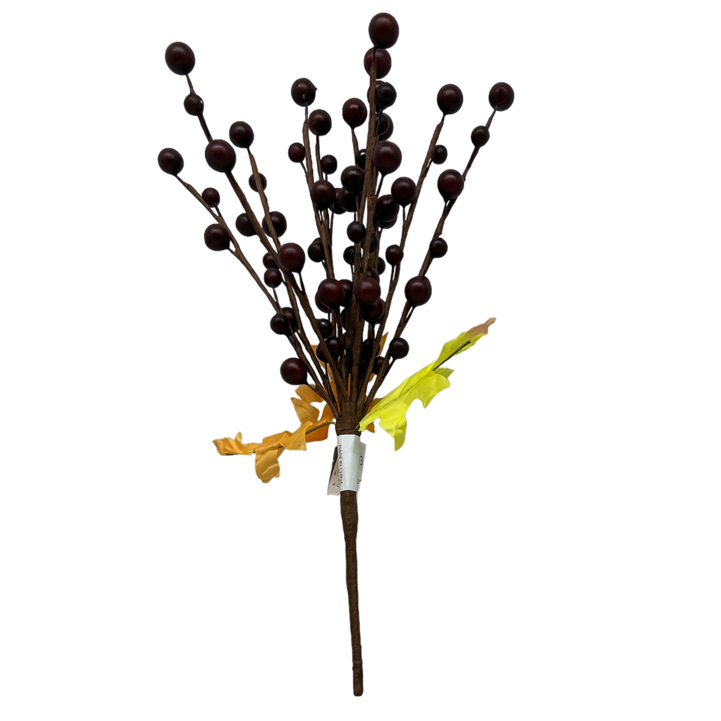 Berry Spray With Autumn Leaves 10 Inch