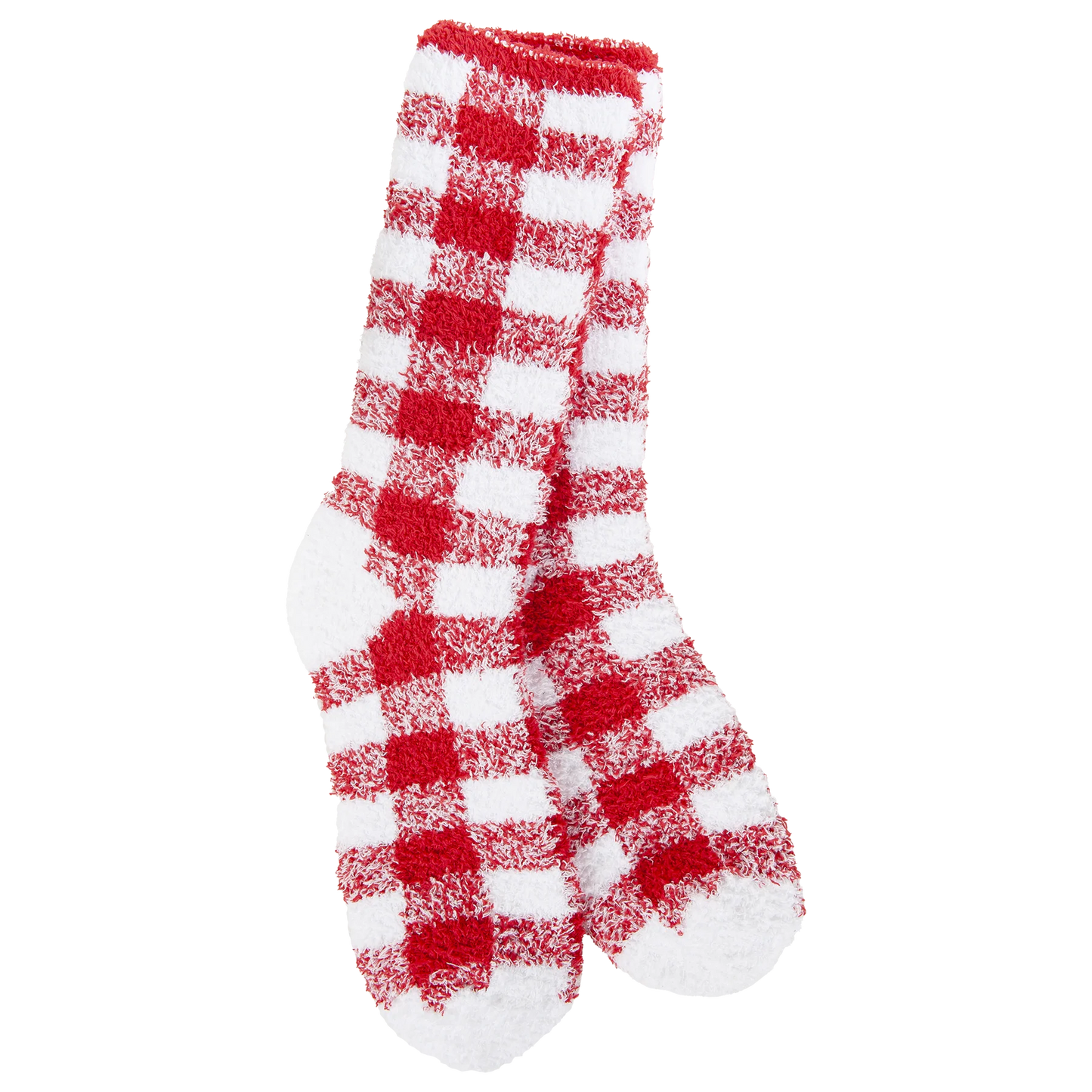 Knit Pickin Fireside Crew - Crimson and White