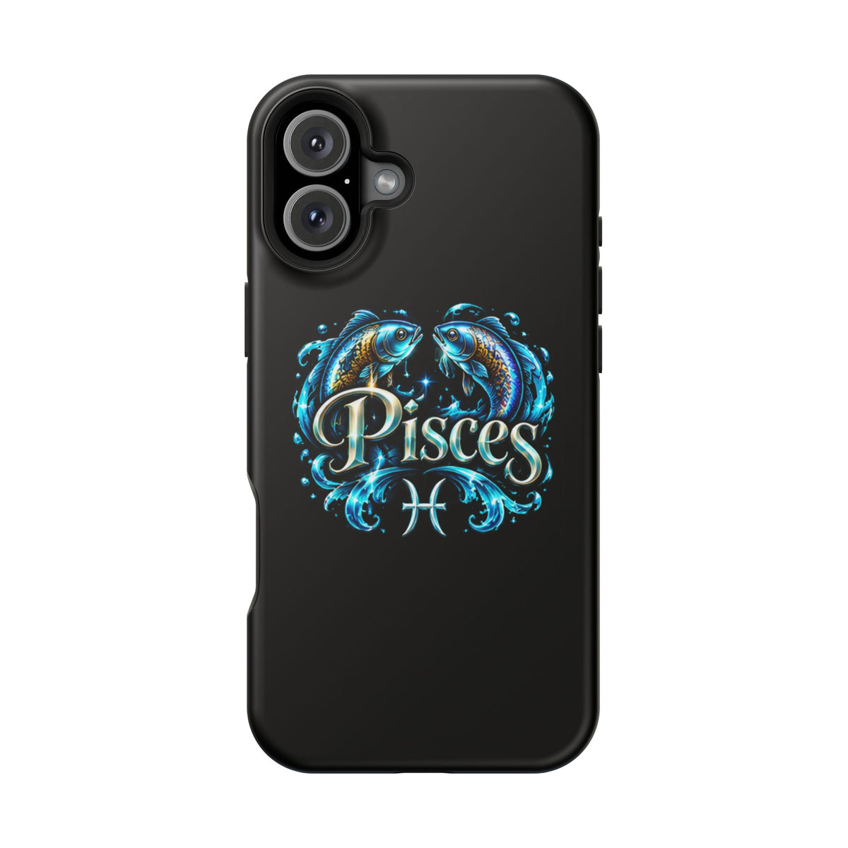Pisces Magnetic Impact-Resistant Phone Case — Zodiac Fish Astrology Design