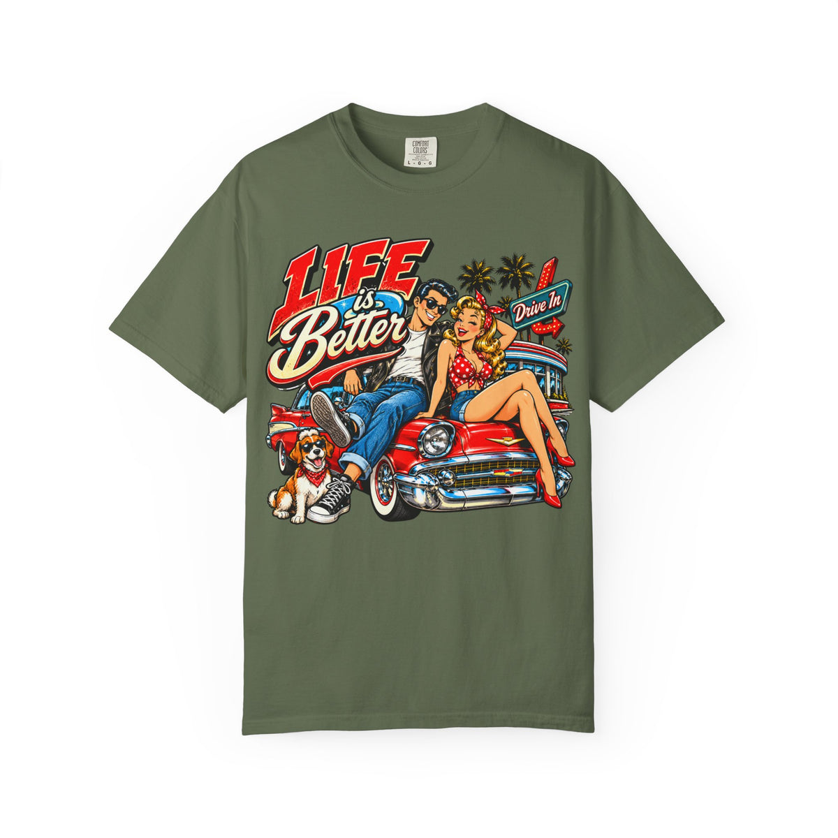 Life Is Better Drive-In Vintage T-Shirt