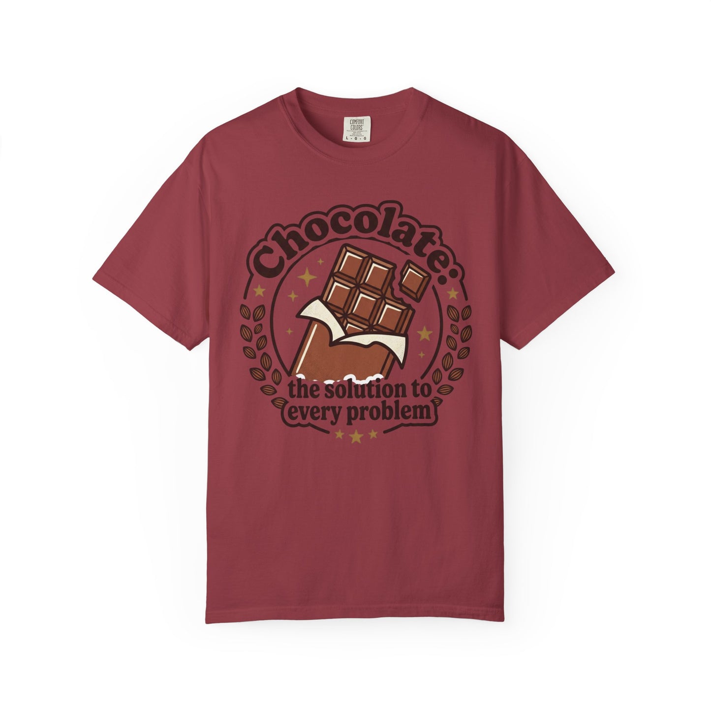 Chocolate the solution to every problem T-Shirt | Graphic Tee
