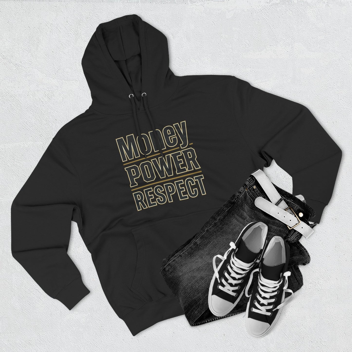 Money • Power • Respect Hoodie – Bold Graphic Fleece Pullover
