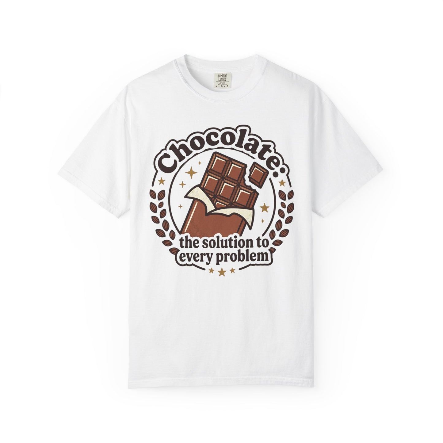 Chocolate the solution to every problem T-Shirt | Graphic Tee