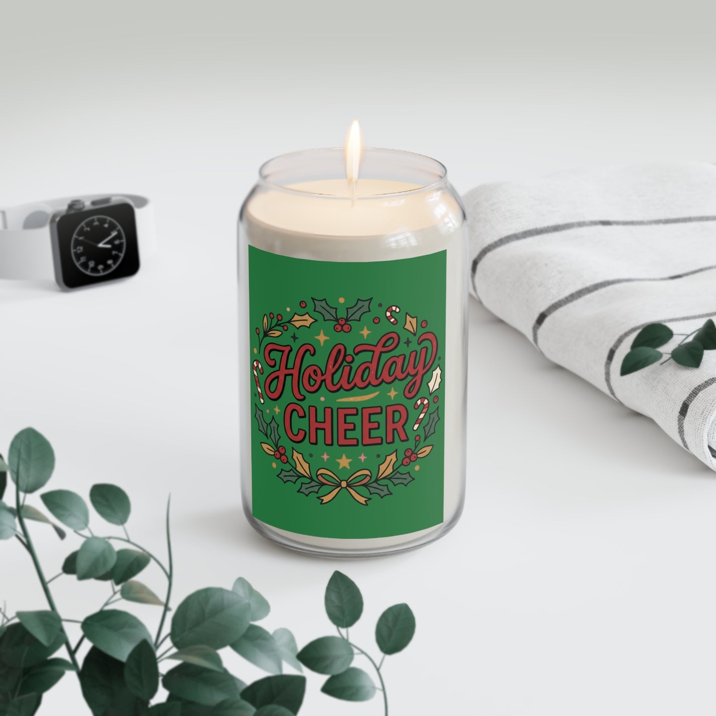 Holiday Cheer Soy Candle — 13.75oz Scented Jar