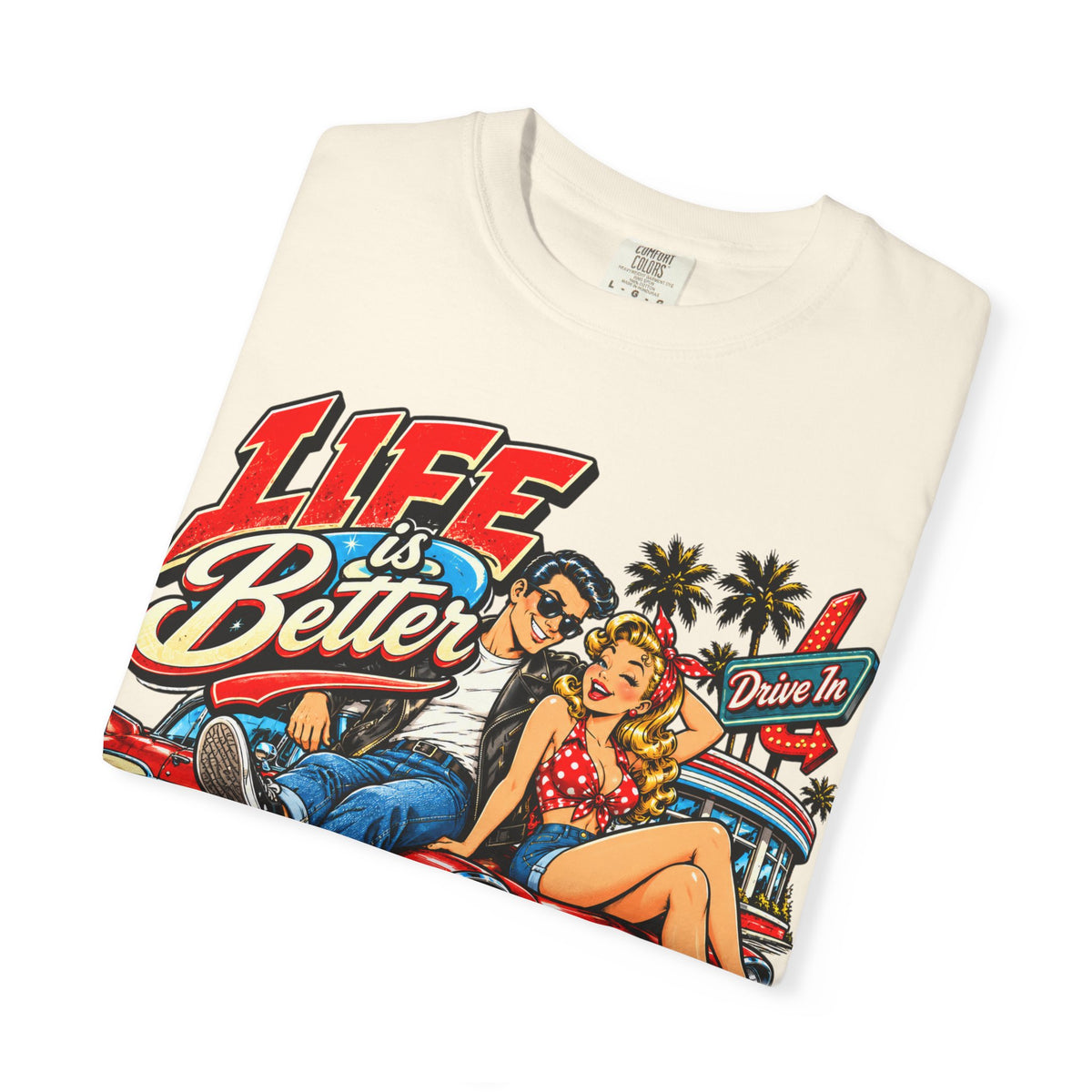 Life Is Better Drive-In Vintage T-Shirt