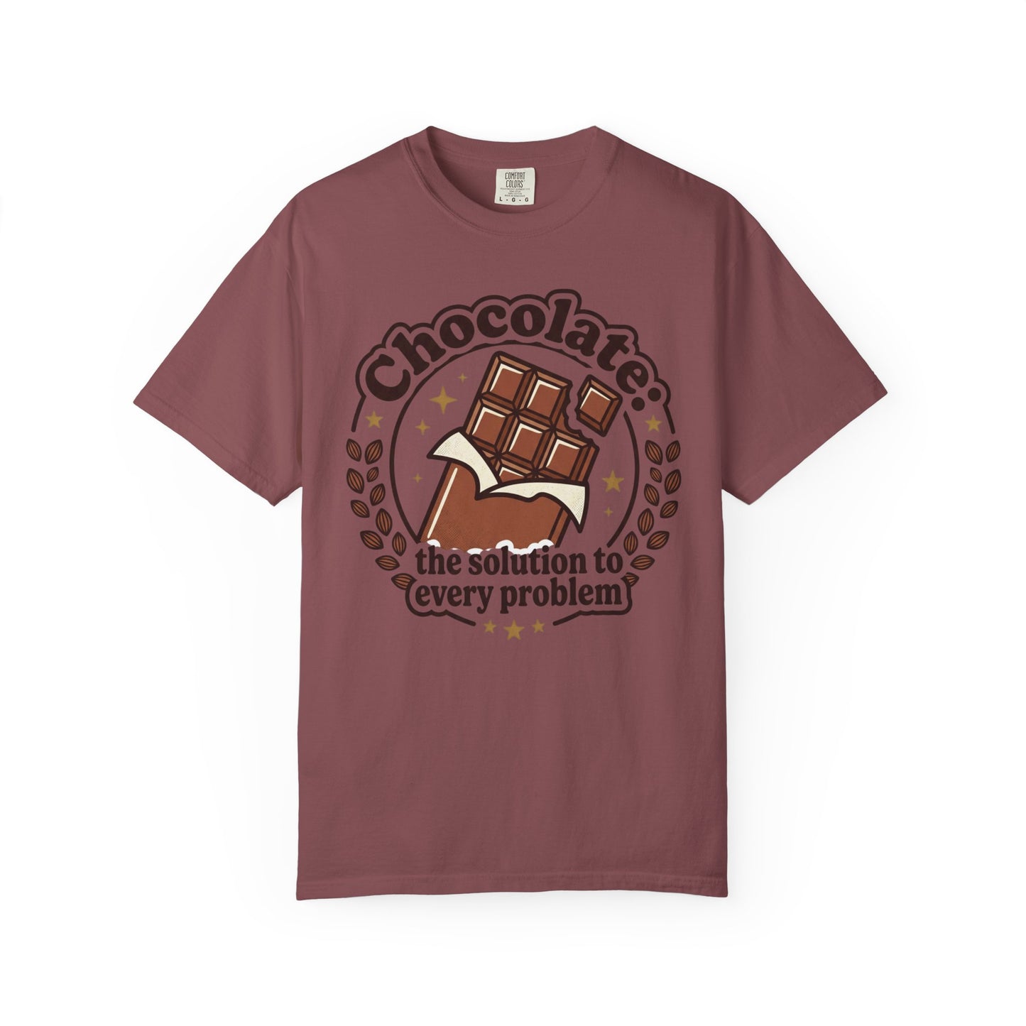 Chocolate the solution to every problem T-Shirt | Graphic Tee