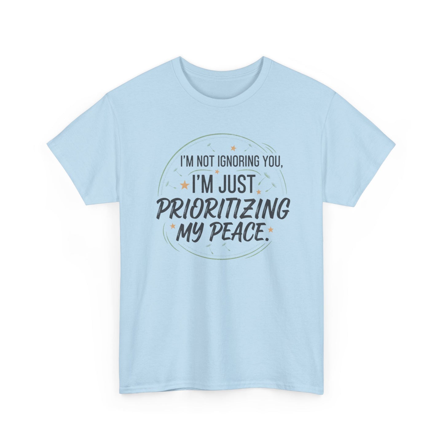 Prioritizing My Peace T-Shirt | Self Care Quote Tee