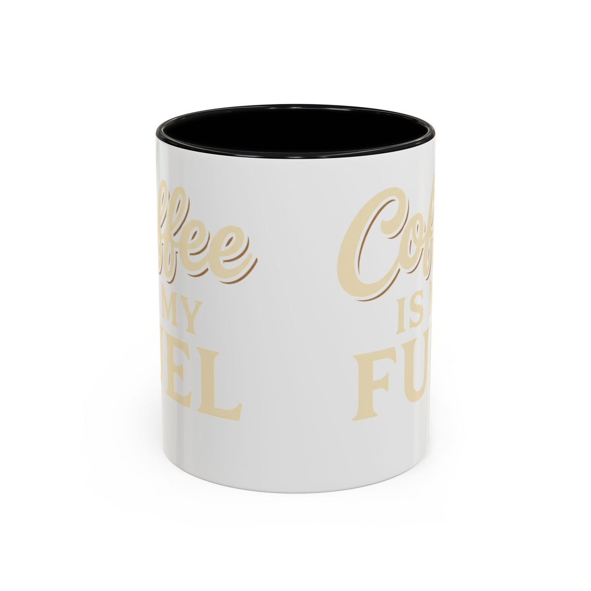 Coffee Is My Fuel Accent Coffee Mug — 11/15oz Ceramic Gift for Coffee Lovers