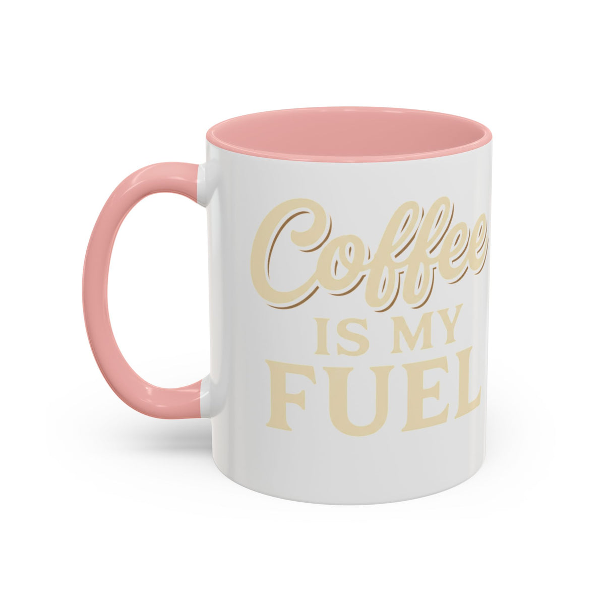 Coffee Is My Fuel Accent Coffee Mug — 11/15oz Ceramic Gift for Coffee Lovers