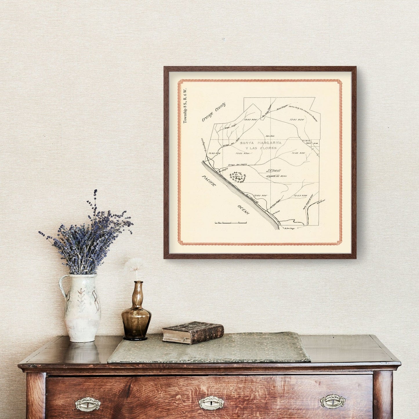 Vintage Map of Camp Pendleton, 1912