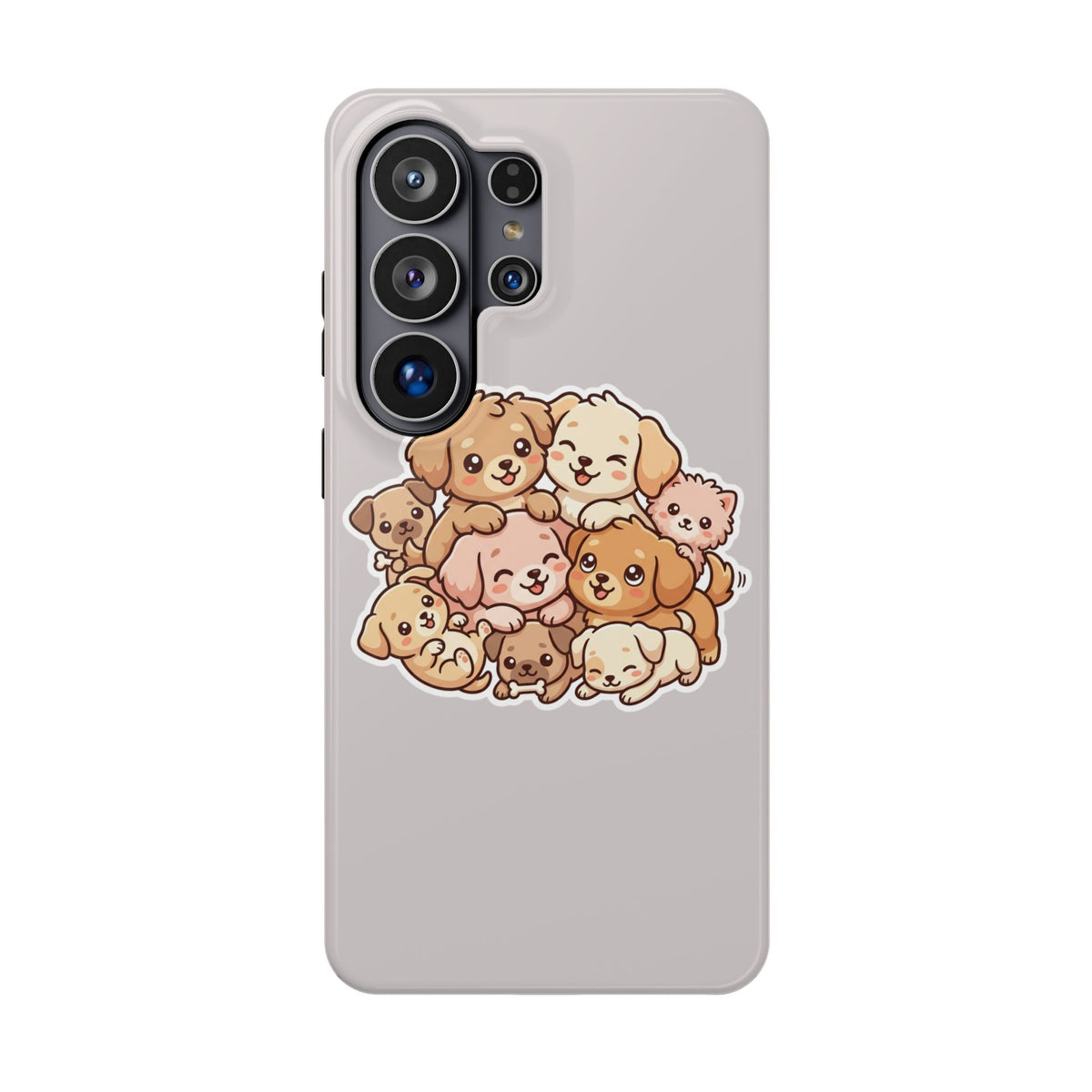Cute Puppy Pile Magnetic Impact-Resistant Phone Case