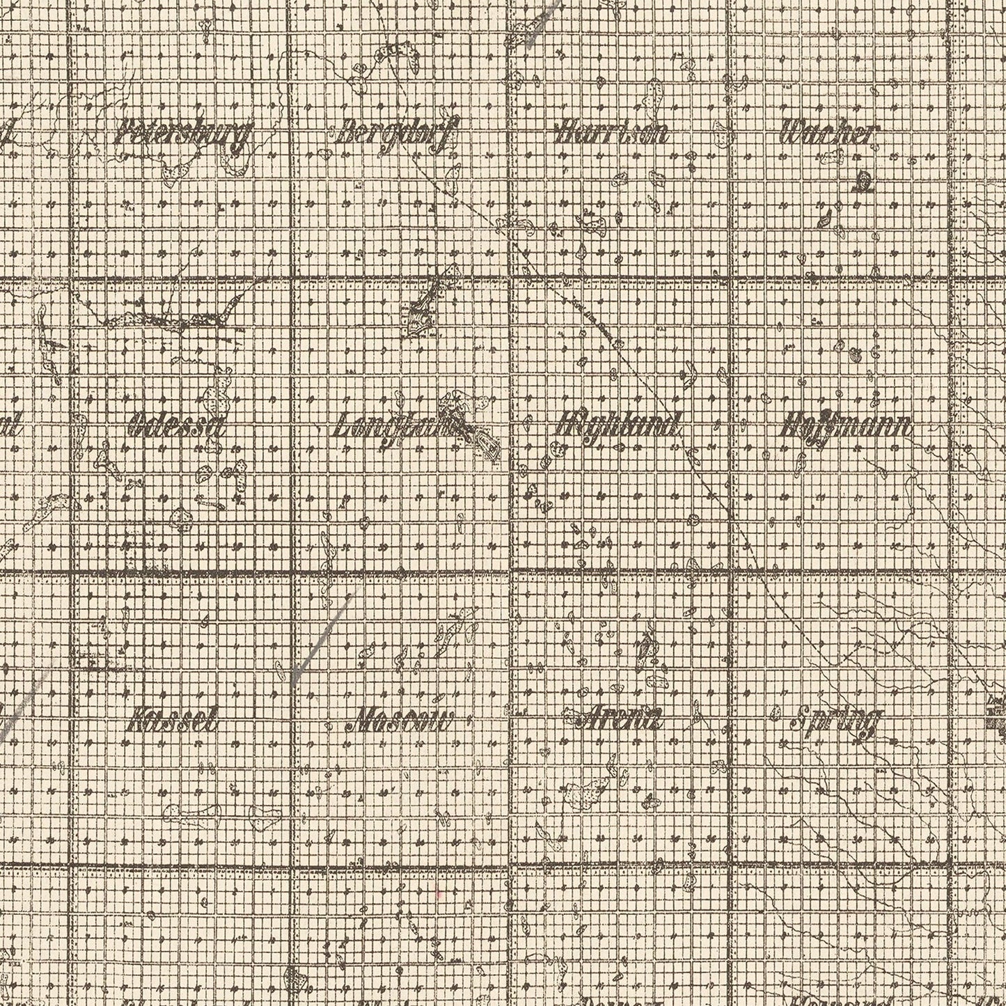 Vintage Map of McPherson County, South Dakota 1914