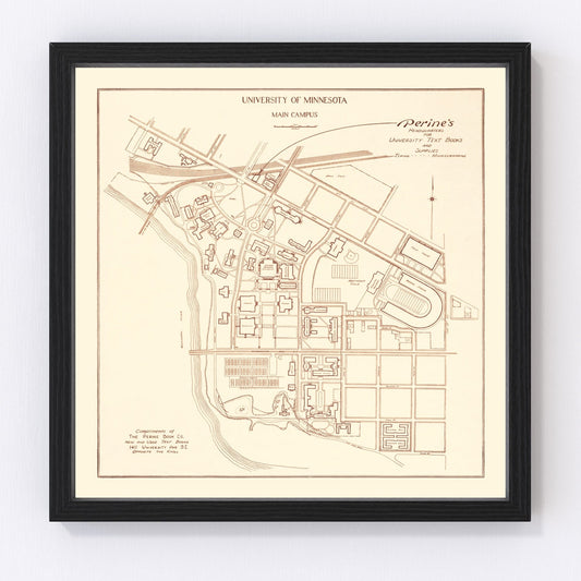 University of Minnesota Map 1936
