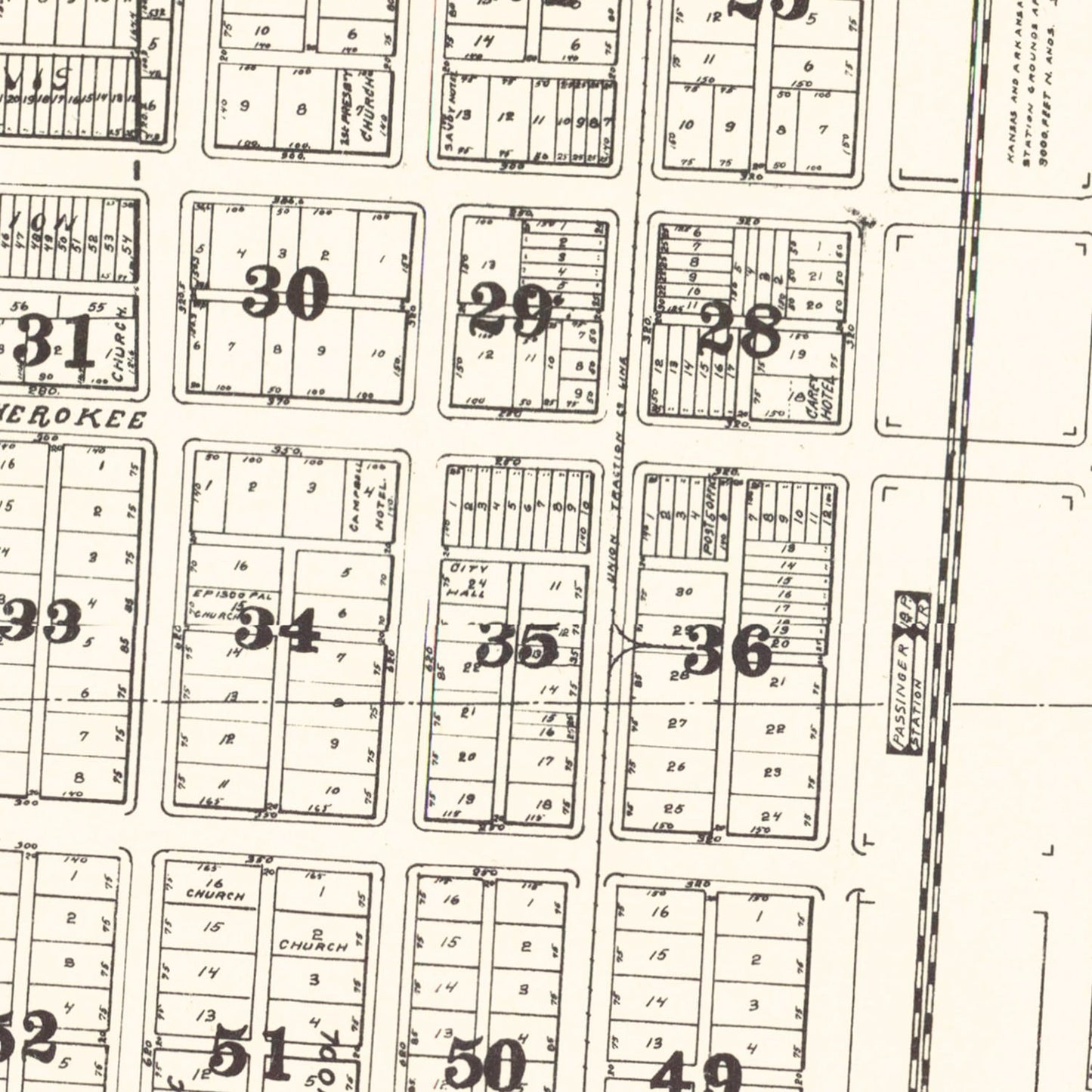 Vintage Map of Nowata County, Oklahoma 1921