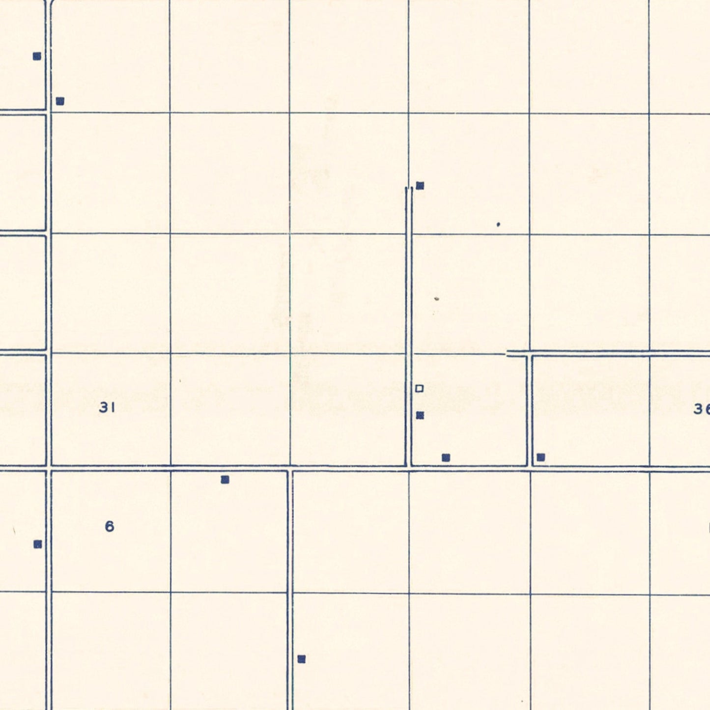 Vintage Map of Cimarron County, Oklahoma 1936