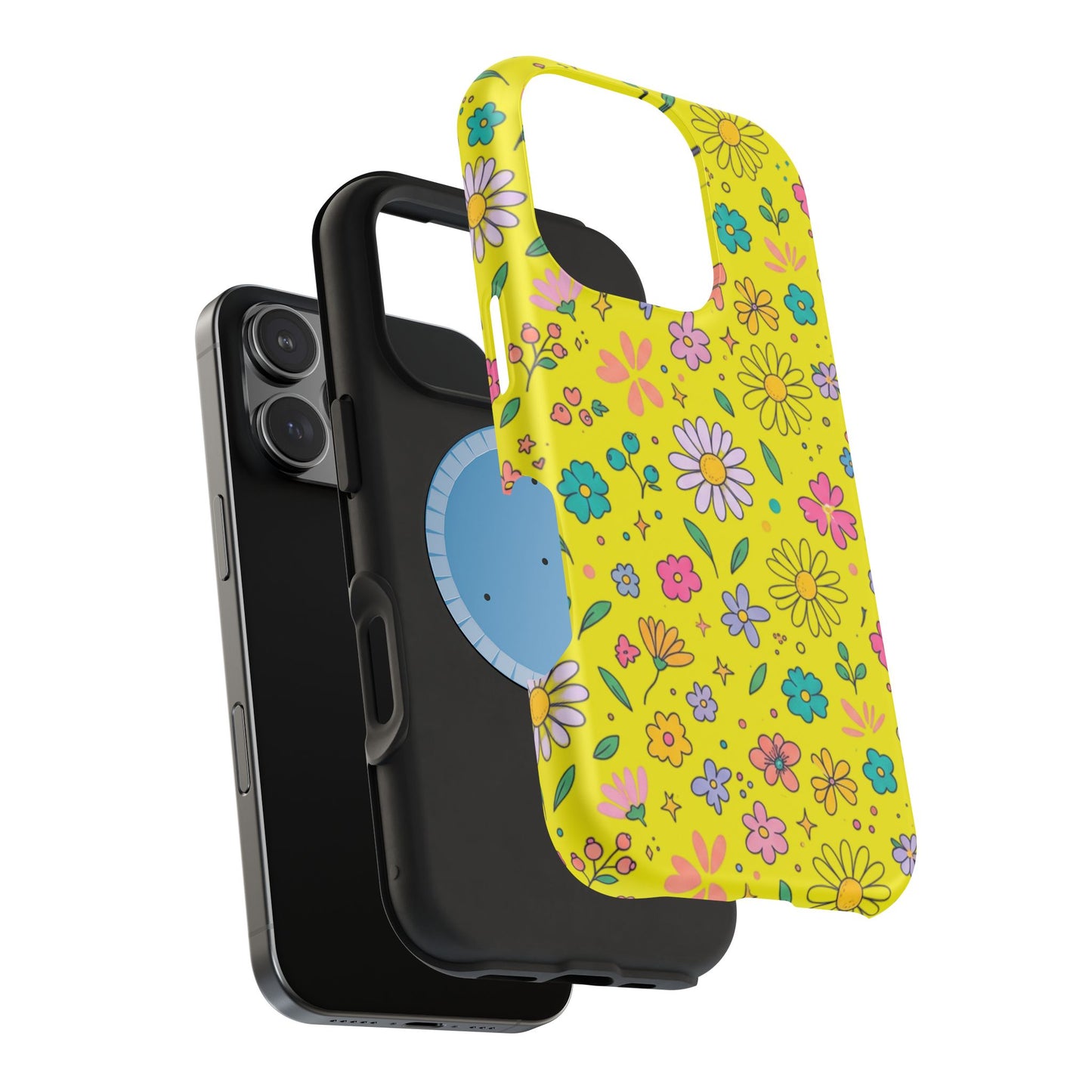 Floral Ditsy Phone Case — Magnetic Impact-Resistant Protective Cover