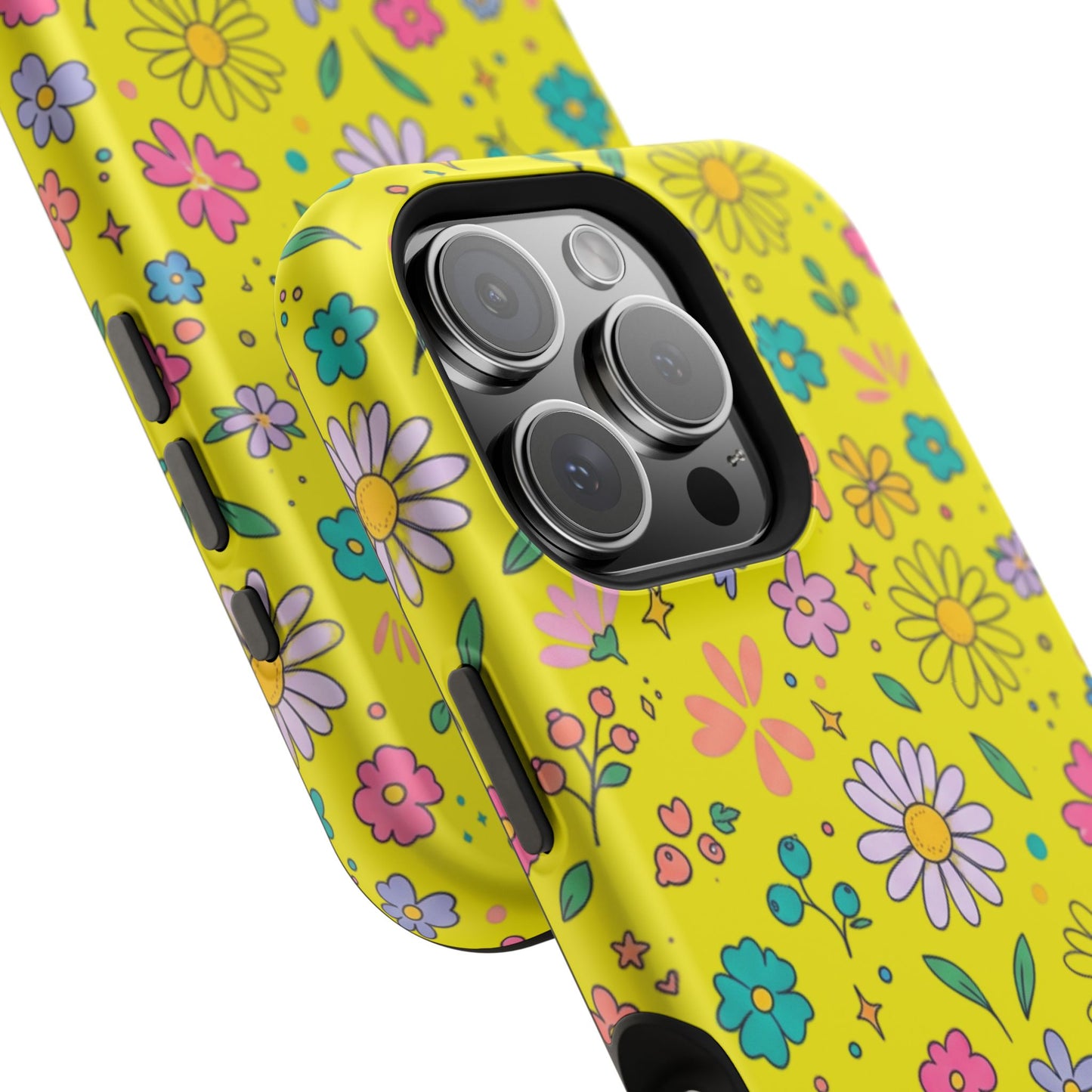 Floral Ditsy Phone Case — Magnetic Impact-Resistant Protective Cover