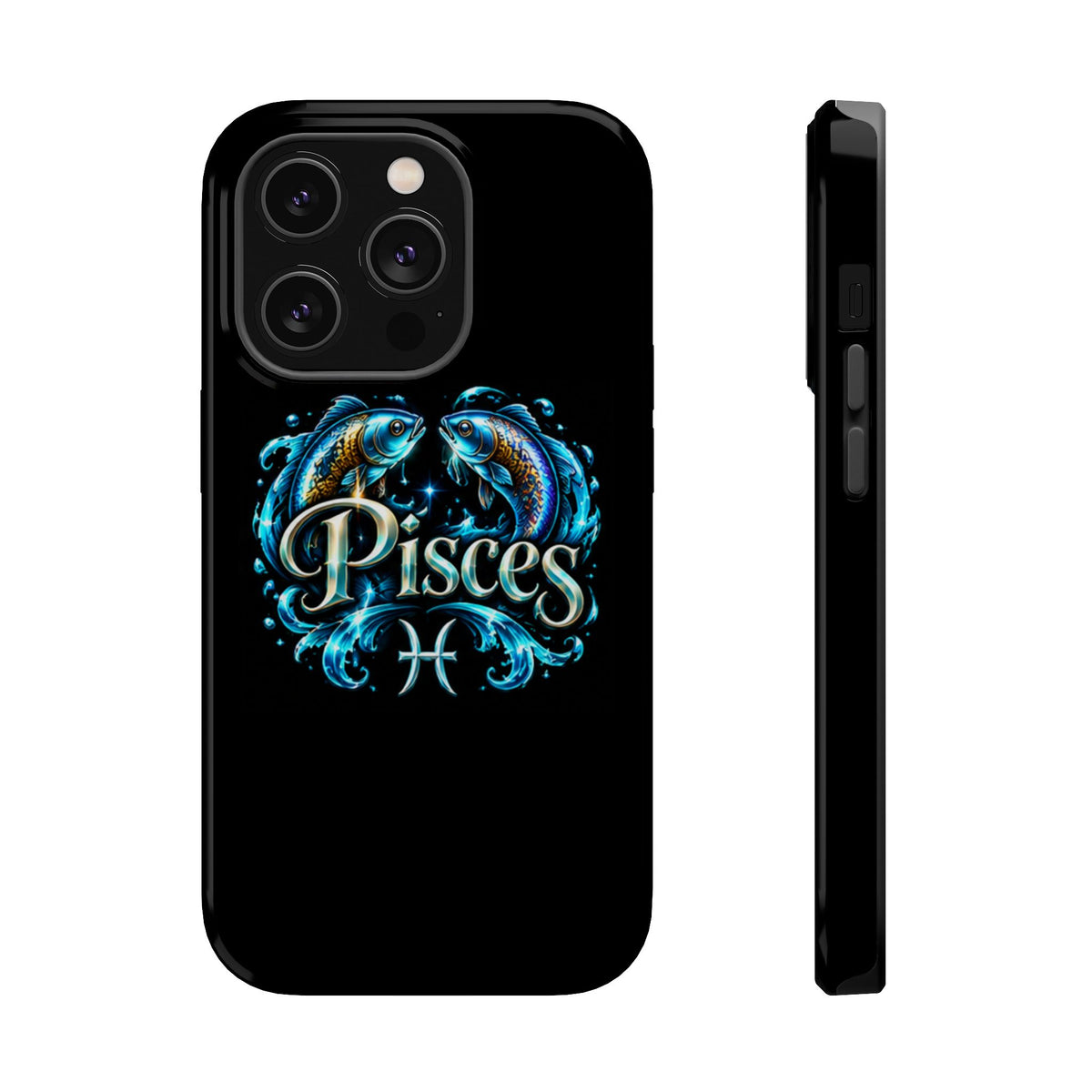 Pisces Magnetic Impact-Resistant Phone Case — Zodiac Fish Astrology Design