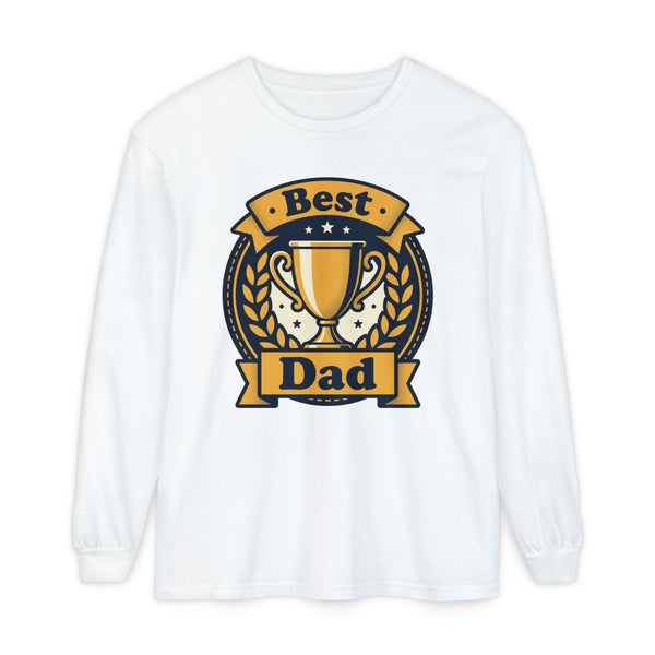 Best Dad Trophy Long Sleeve T-Shirt — Father’s Day Gift