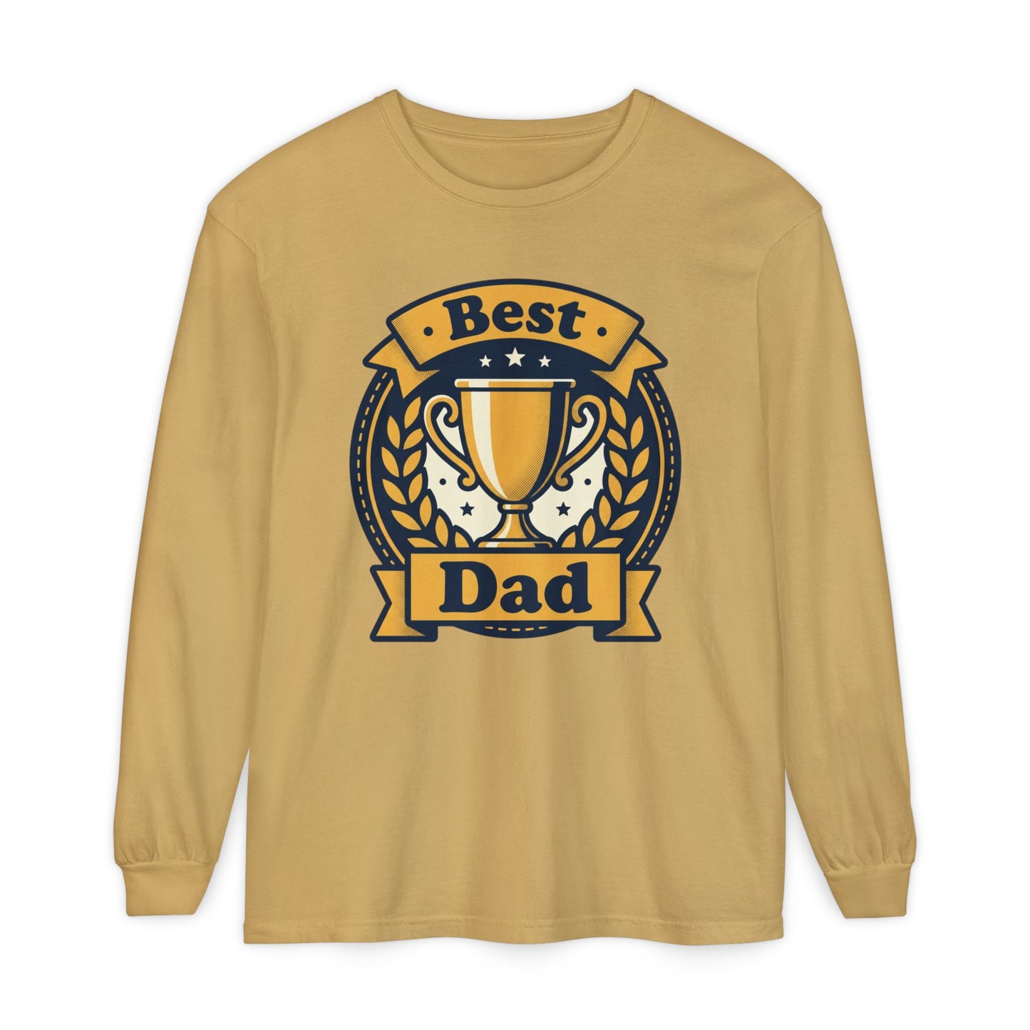 Best Dad Trophy Long Sleeve T-Shirt — Father’s Day Gift