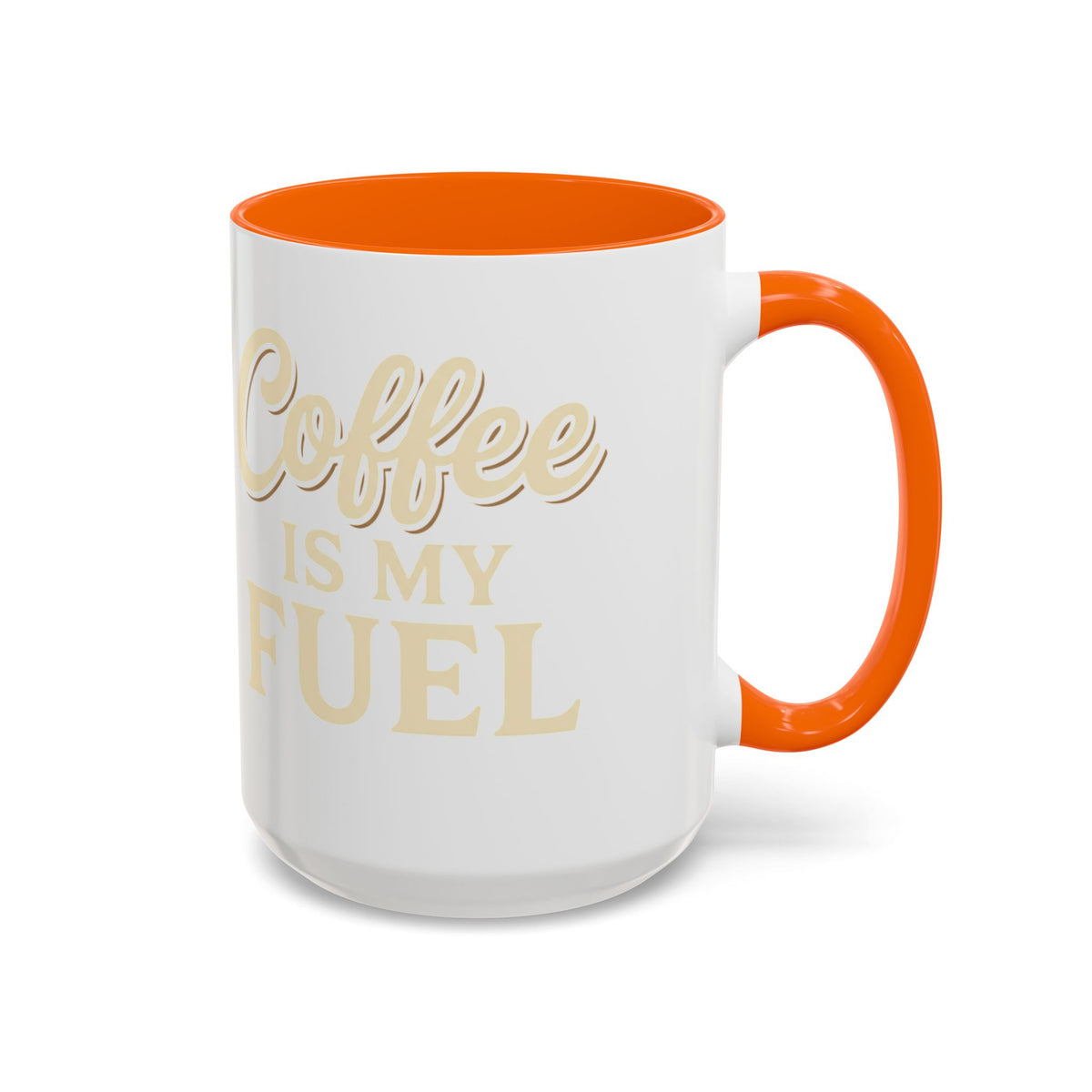 Coffee Is My Fuel Accent Coffee Mug — 11/15oz Ceramic Gift for Coffee Lovers