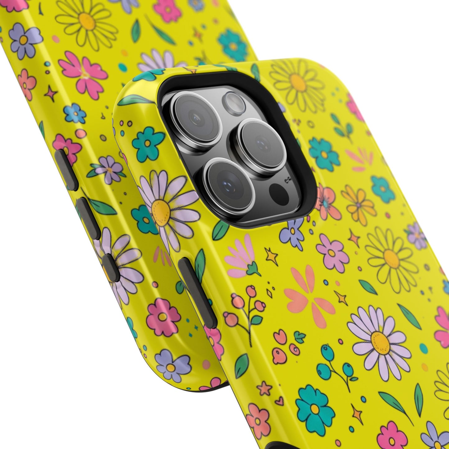 Floral Ditsy Phone Case — Magnetic Impact-Resistant Protective Cover