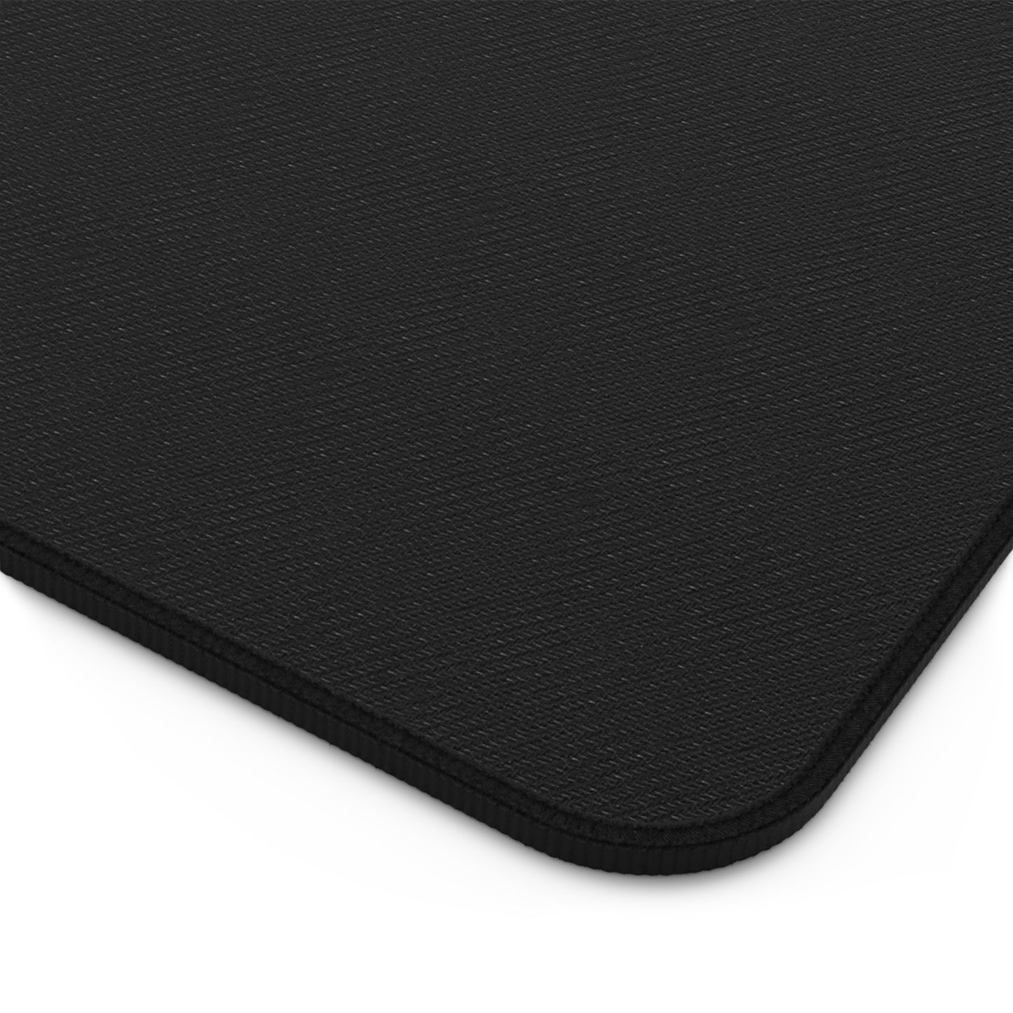 Solid Black Desk Mat | Large Mouse Pad, Waterproof Surface