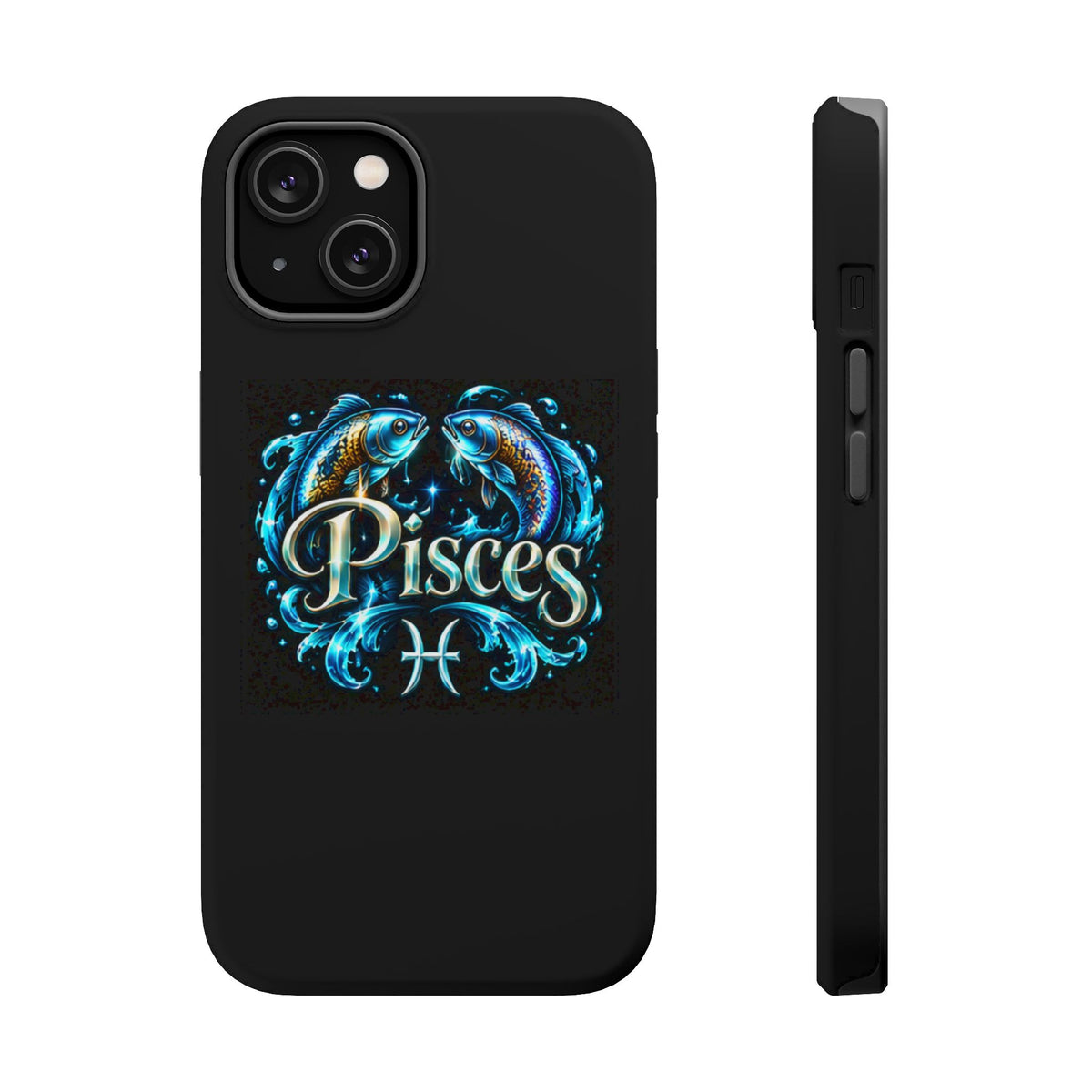 Pisces Magnetic Impact-Resistant Phone Case — Zodiac Fish Astrology Design