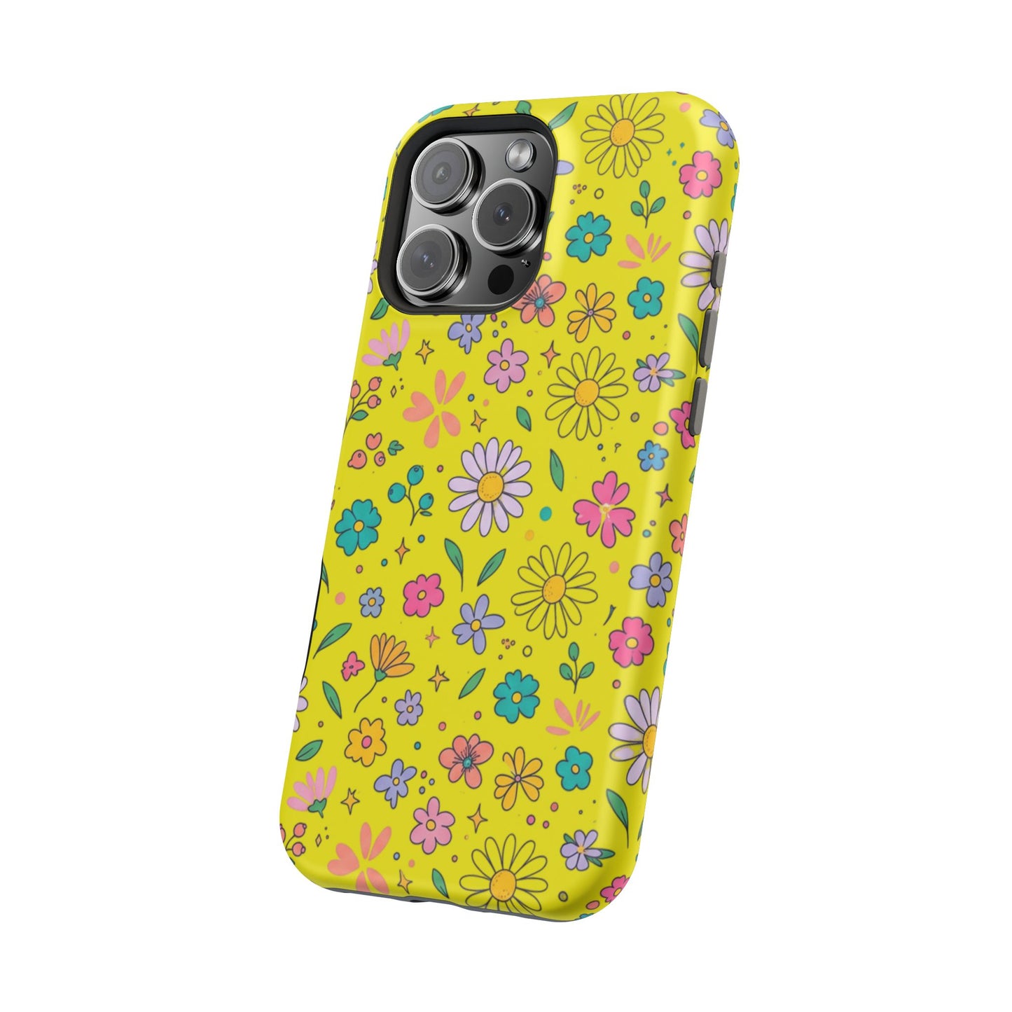Floral Ditsy Phone Case — Magnetic Impact-Resistant Protective Cover