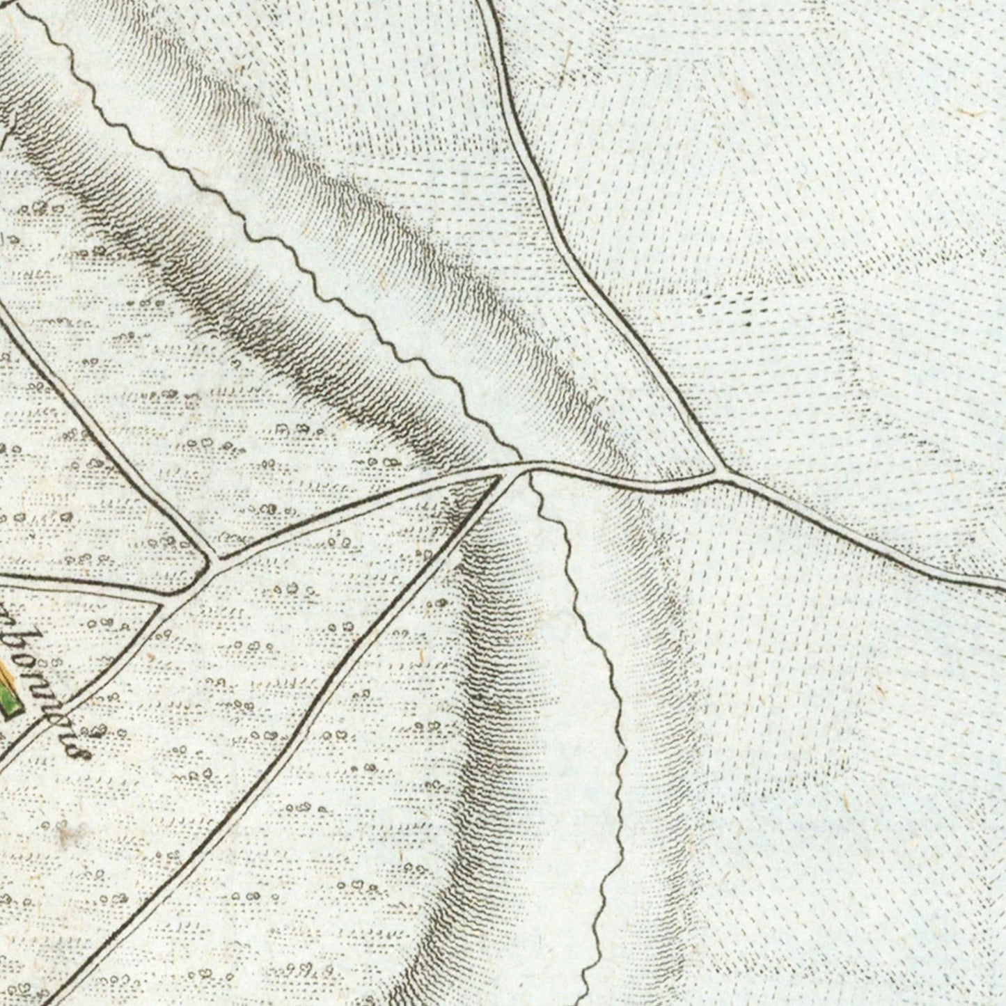 Vintage Battle of Yorktown Map 1787
