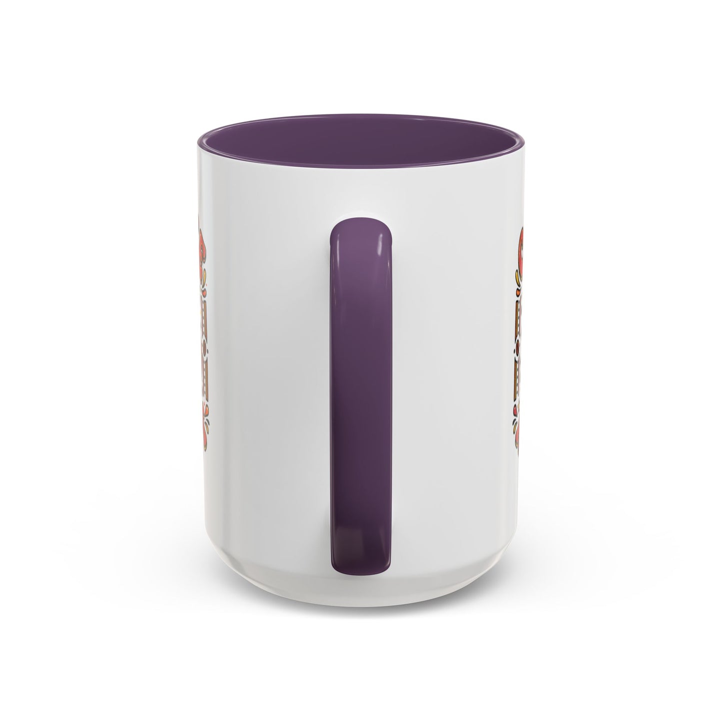 Coffee Addict Accent Mug — "Coffee Power" Retro Coffee Lover Gift (11oz/15oz)