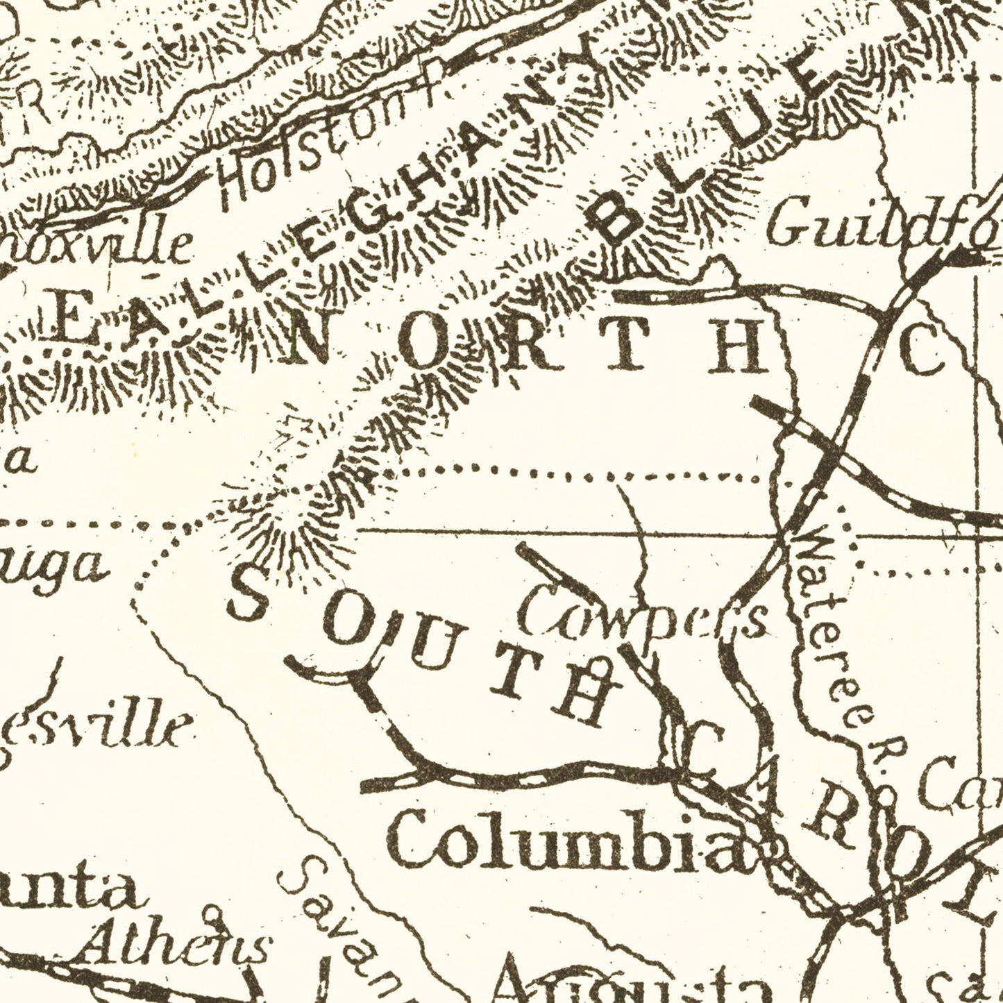 Vintage Inns of Court Rifle Volunteers Map 1890
